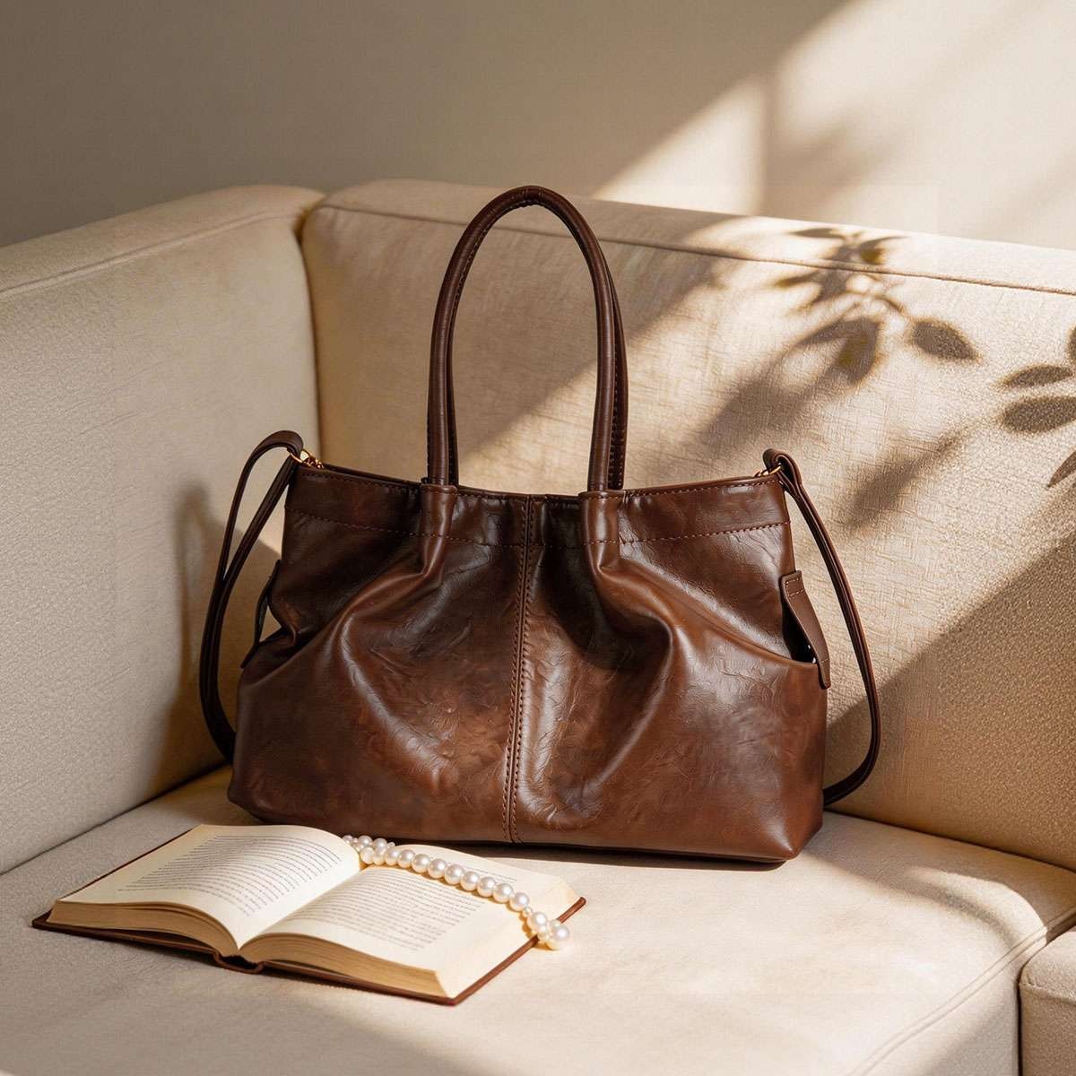 Women Lady Leather Handbags Messenger Shoulder Bags Tote Satchel Purse Large