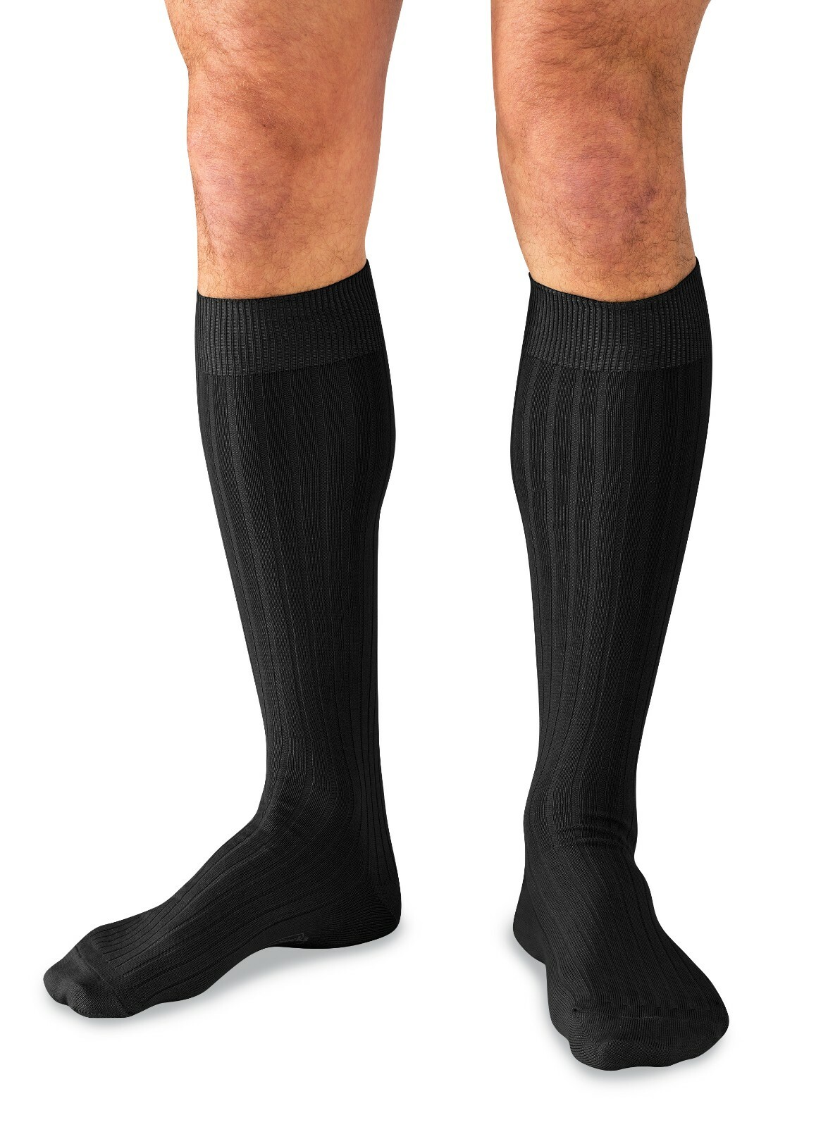Boardroom Socks Men’s Over the Calf Knee High Cotton Dress Socks Business Formal