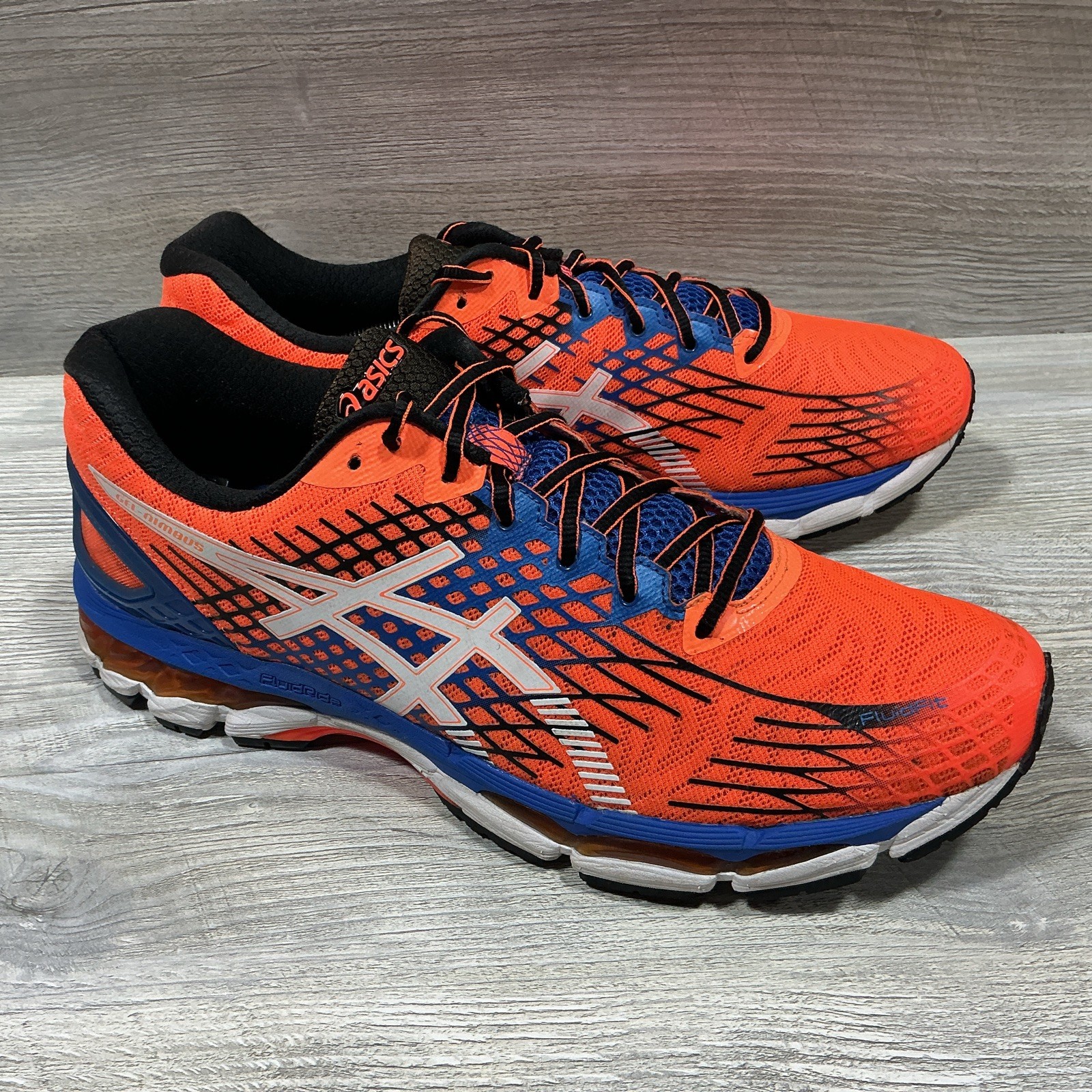 ASICS Gel Cumulus 17 Running Shoes Men’s Size 14 Sneakers Low Mesh Orange T507N