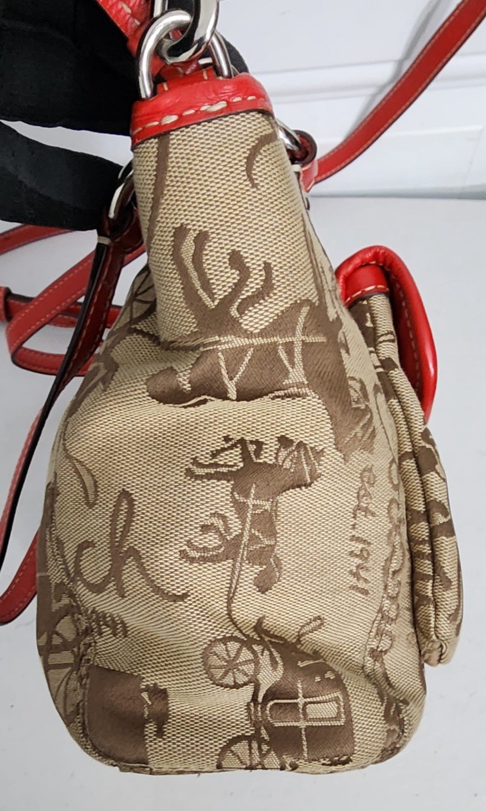 Coach Leah Small Crossbody F14855 Convertible Shoulder Handbag Purse Satchel