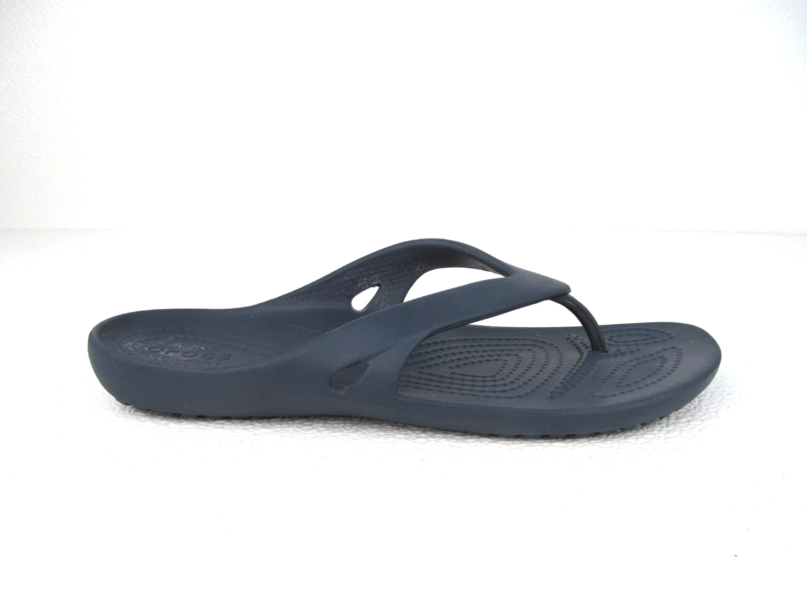 Crocs Kadee II Flip Flop Thong Sandals Navy Blue Women’s size 7