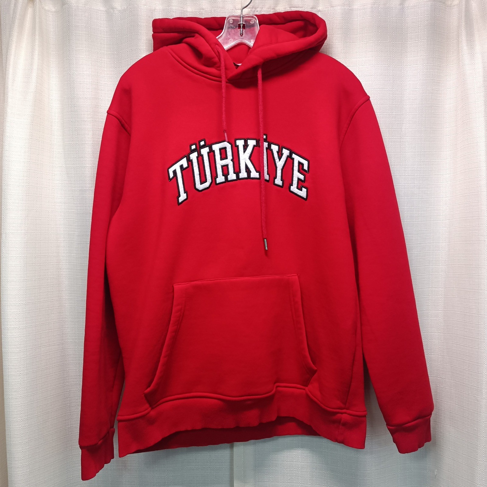Istanbul Turkiye Red Pullover Hoodie Mens XL Cotton Fleece Souvenir Sweatshirt