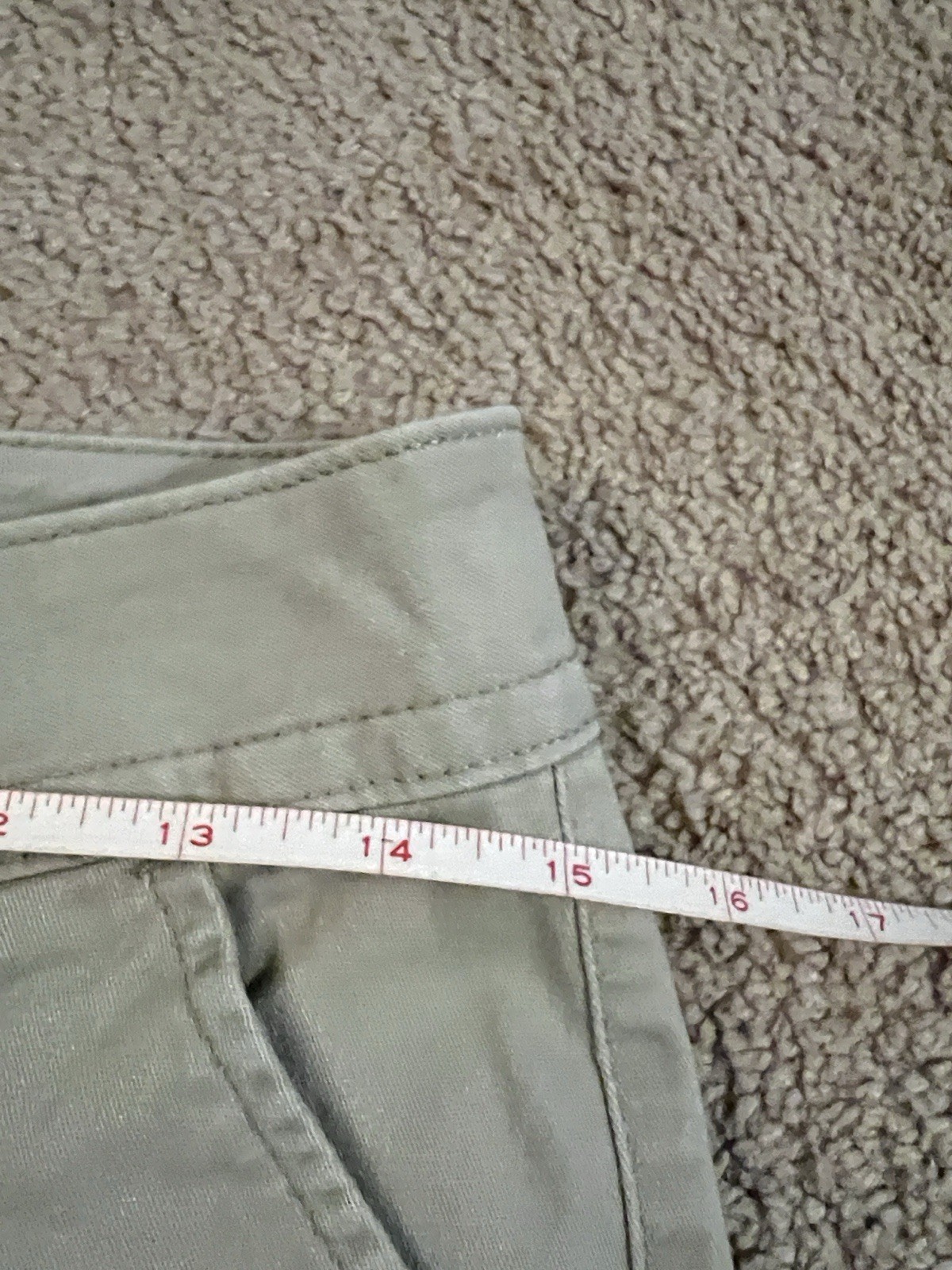 Arizona Jeans Women’s Khaki Tan Pants Size 7 Short Pockets