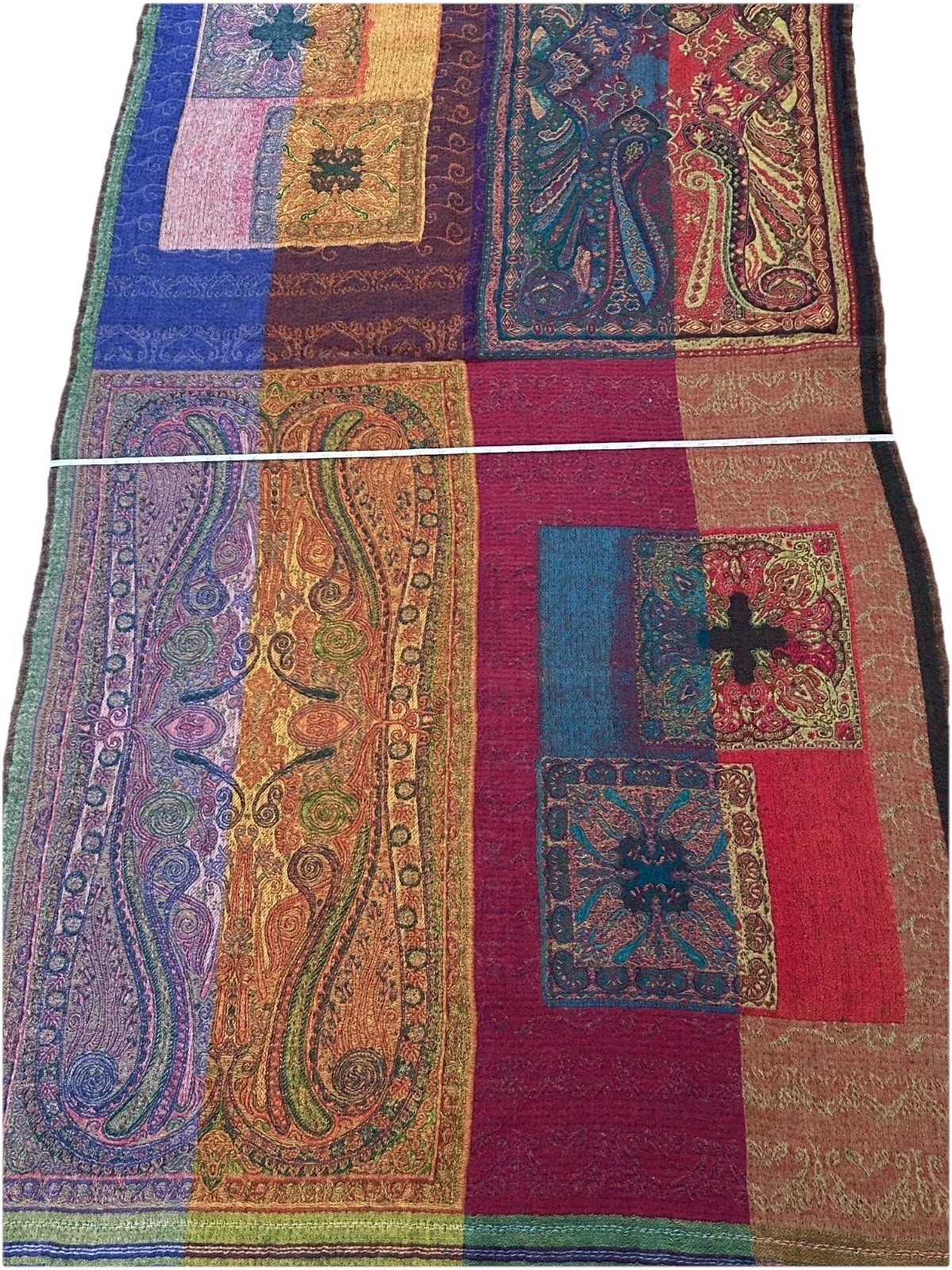 Moksha Fine Wovens 100% Pure New Wool 75″ Length x 36″ Width Throw / Pashmina