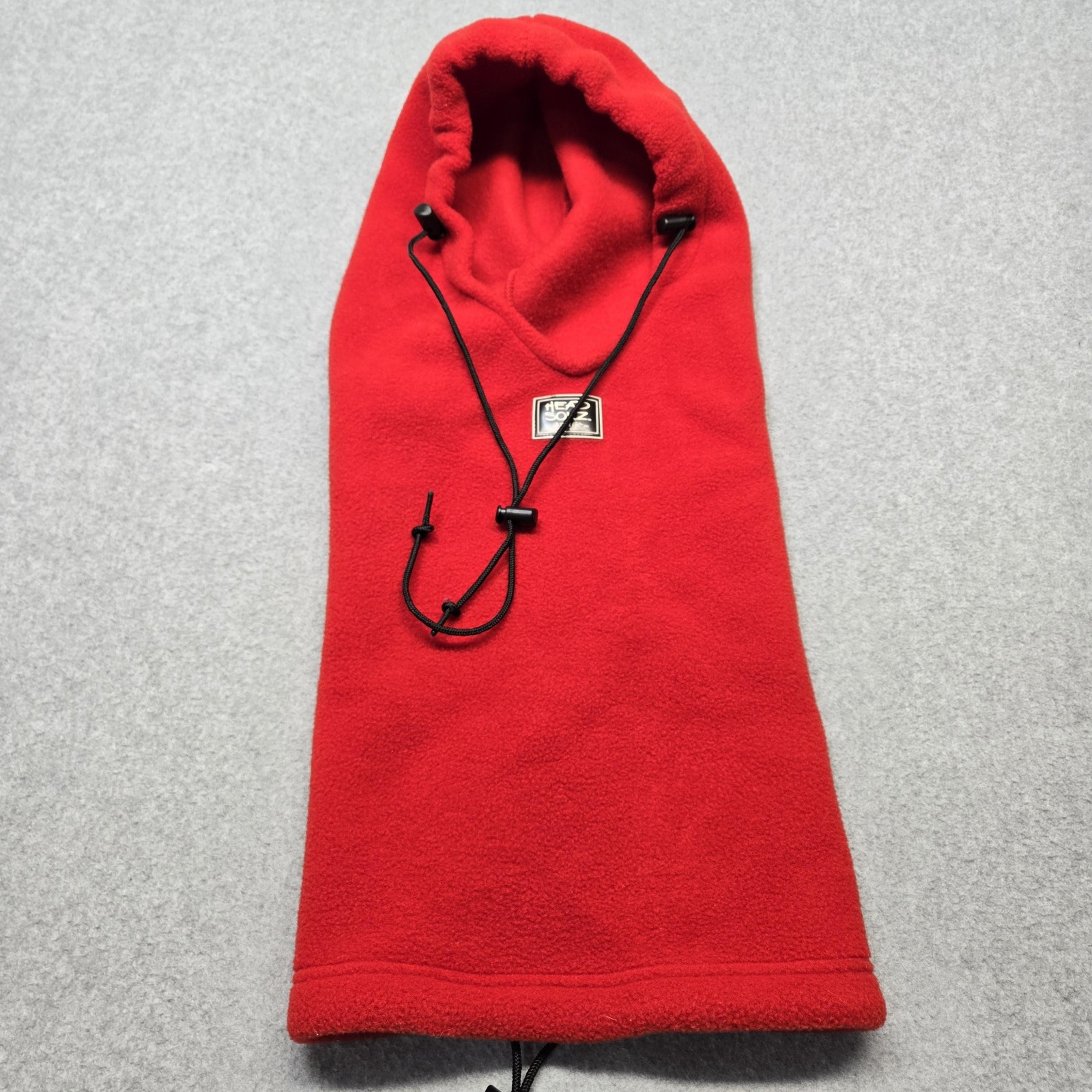 Head Sokz Balaclava Unisex One Size Red Fleece Thermal Neck Flap Adjustable