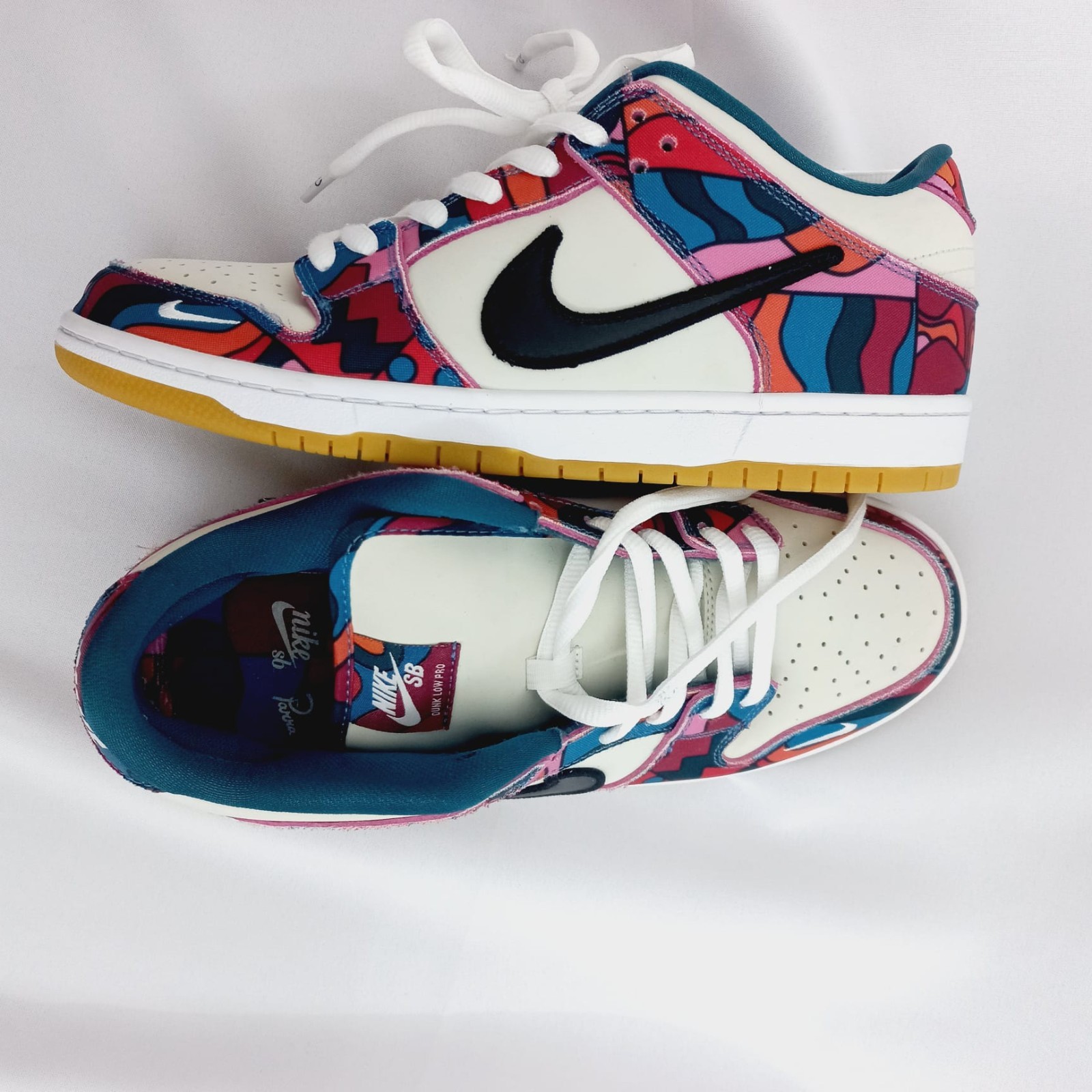 Nike SB Dunk Low Pro x Parra Abstract Art 2021 DH7695-600 Men’s Size US 10 Used