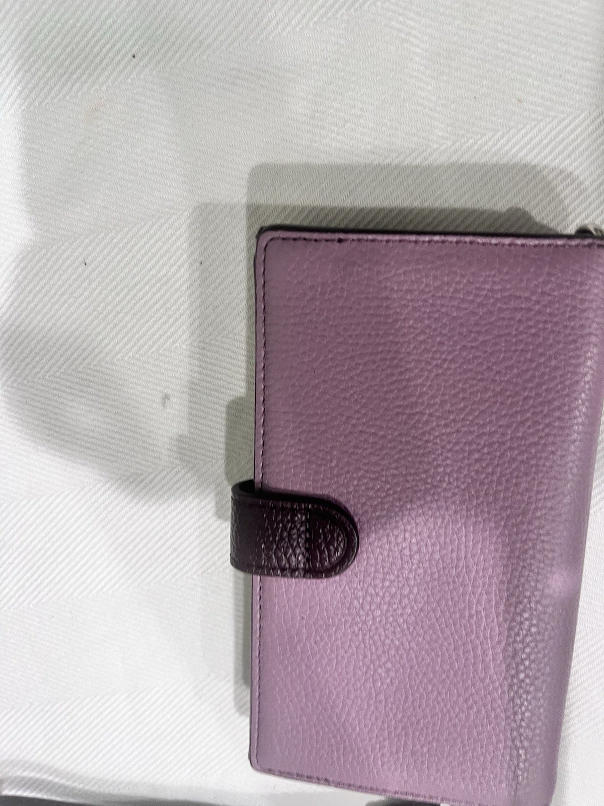 Coach Teri Shoulder Bag in Lilac Pebbled Leather Light purple 11.5 /8.5 Inches