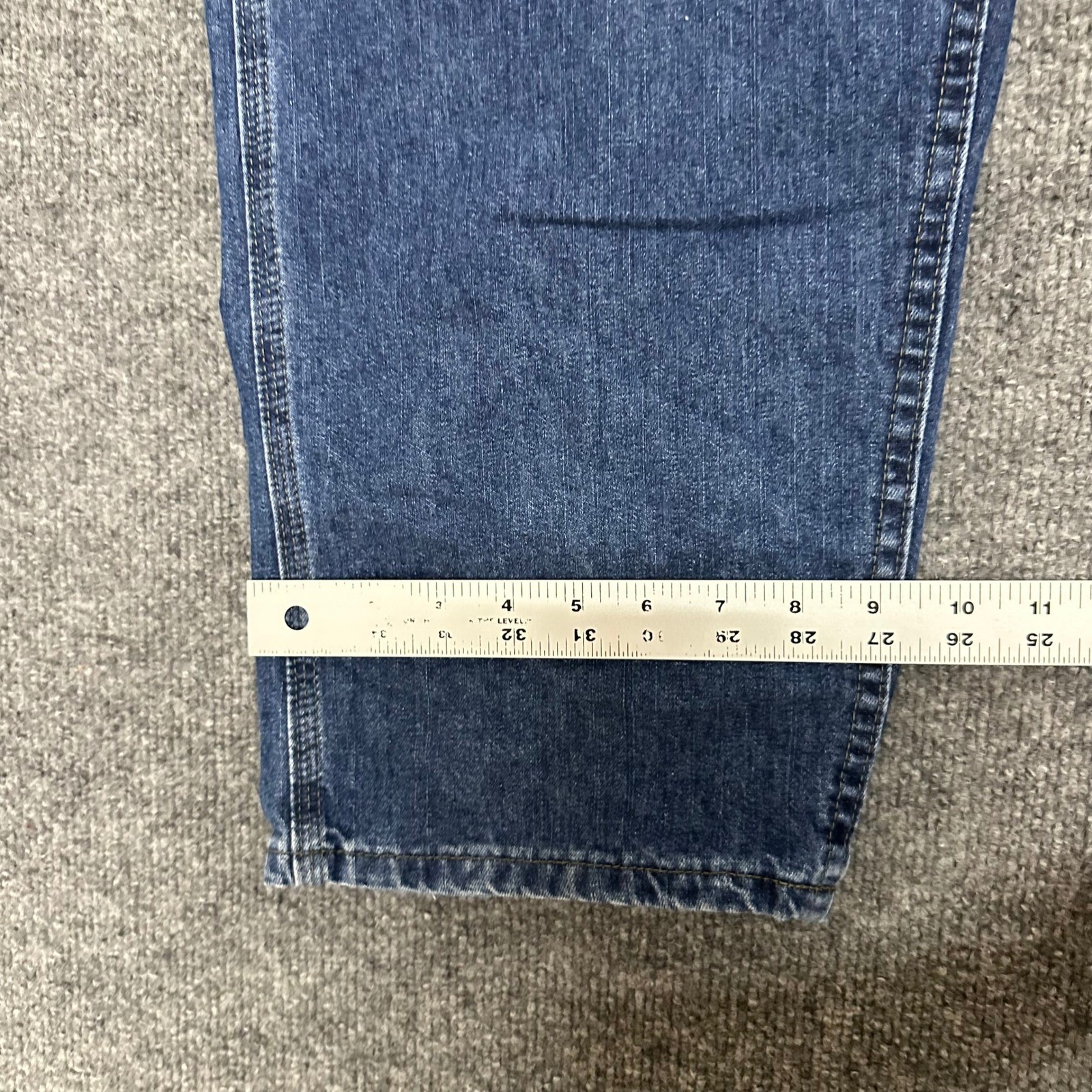 Riders by Lee Carpenter Jeans Womens Size 16M Blue Relaxed Straight Leg Utility