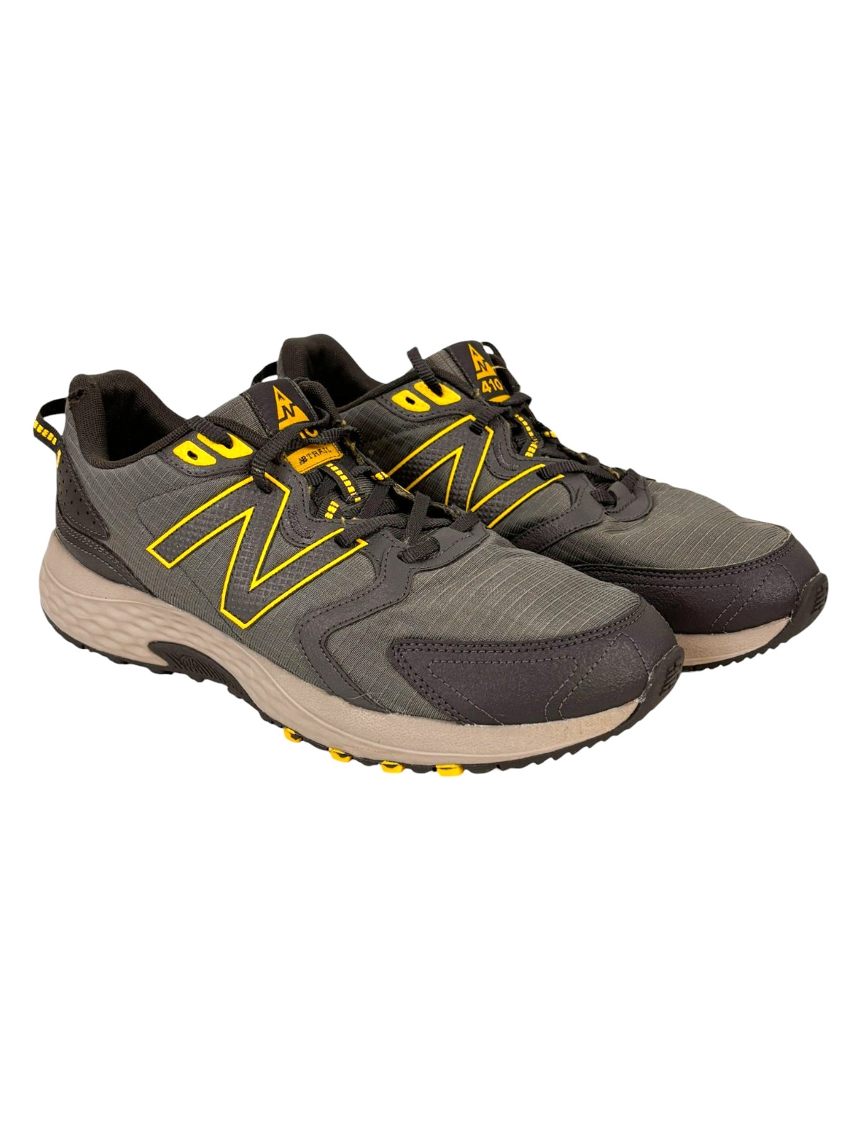 New Balance 410 v7 Trail Men’s Running Shoes Size 11.5 4E Magnet Grey MT410M07