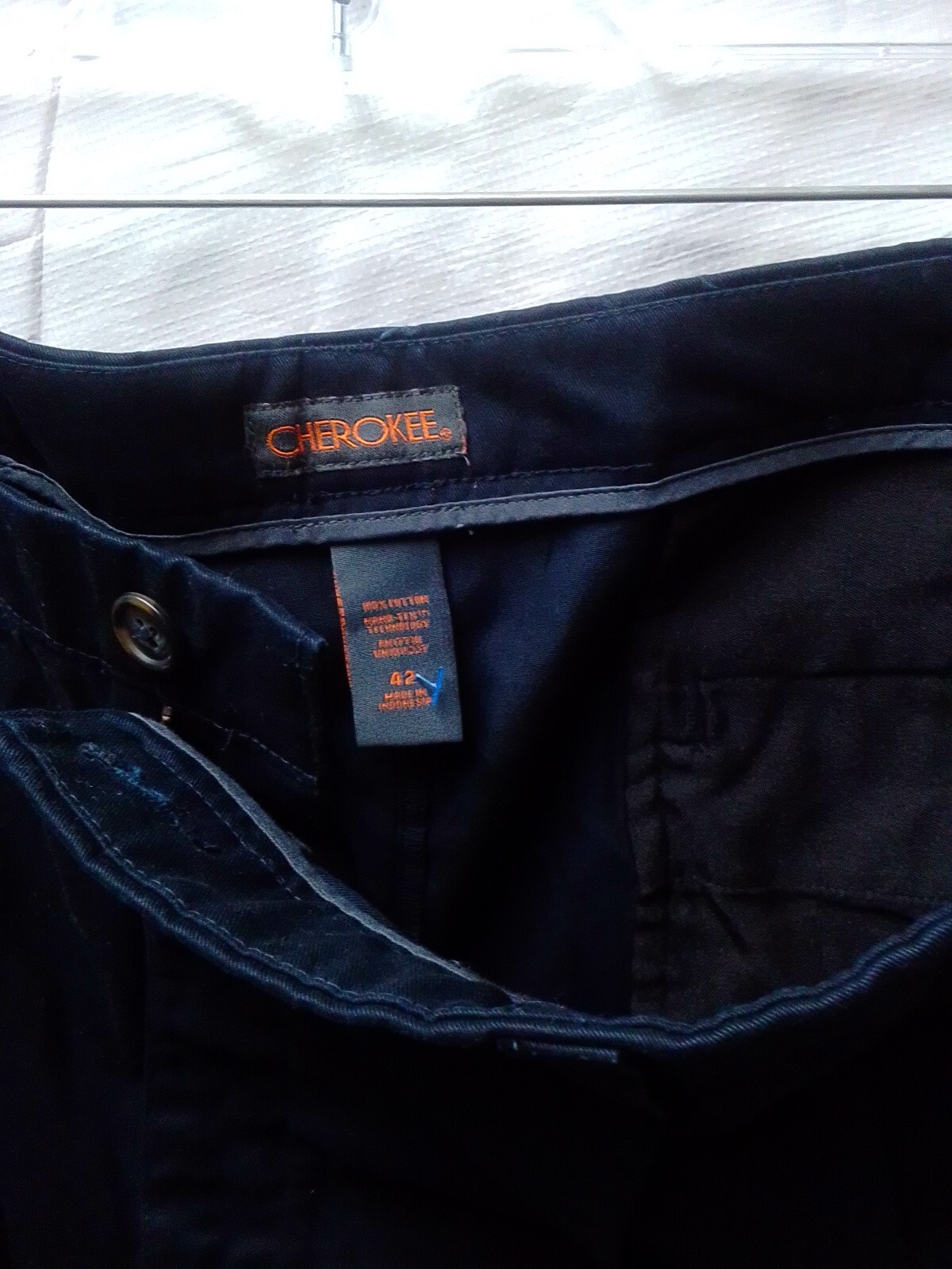 Cherokee Nanotex Fabric Size 42 Chino Dress Shorts