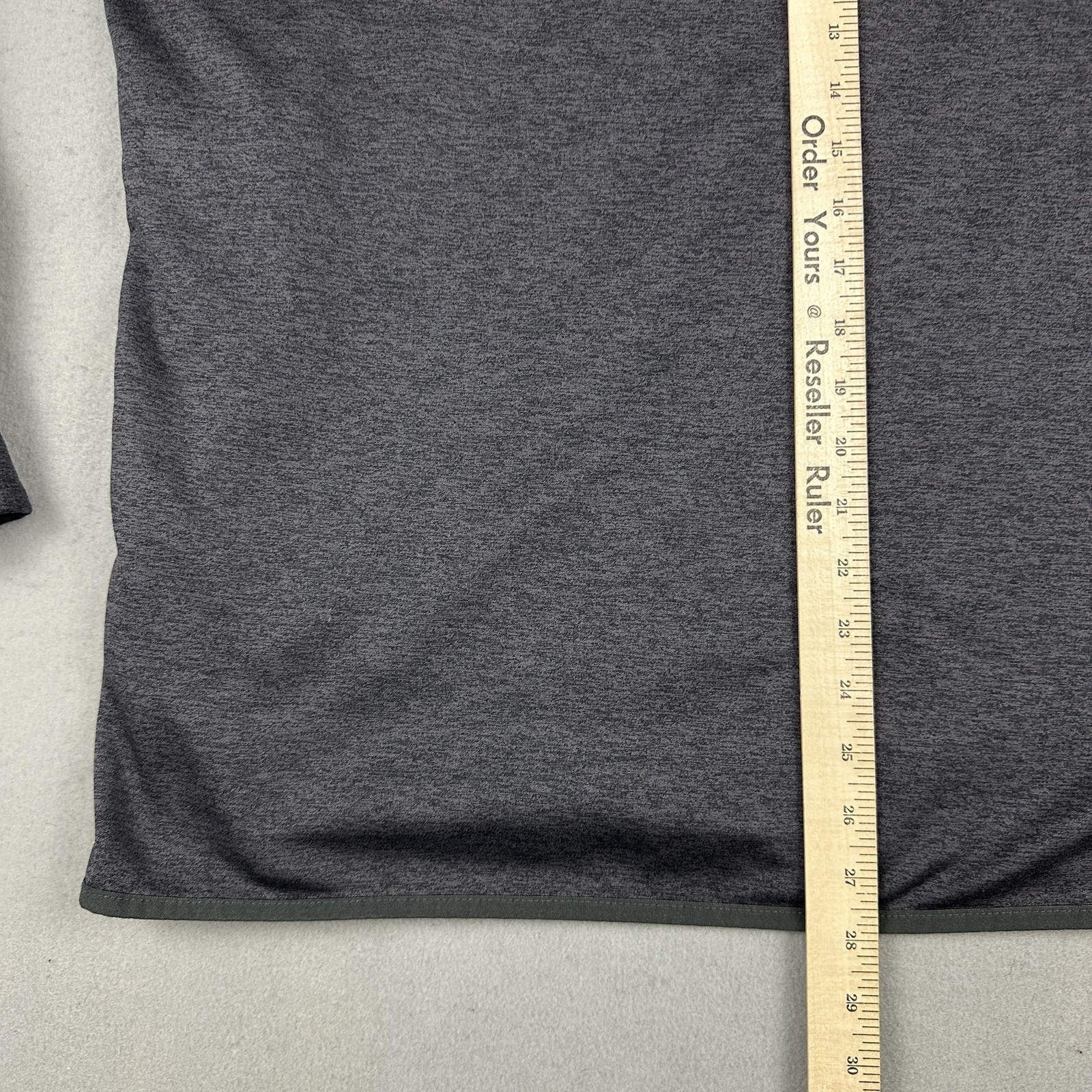 The North Face Sweater Men 2XL Gray 1/4 Zip Pullover Zip Pocket Outdoor XXL