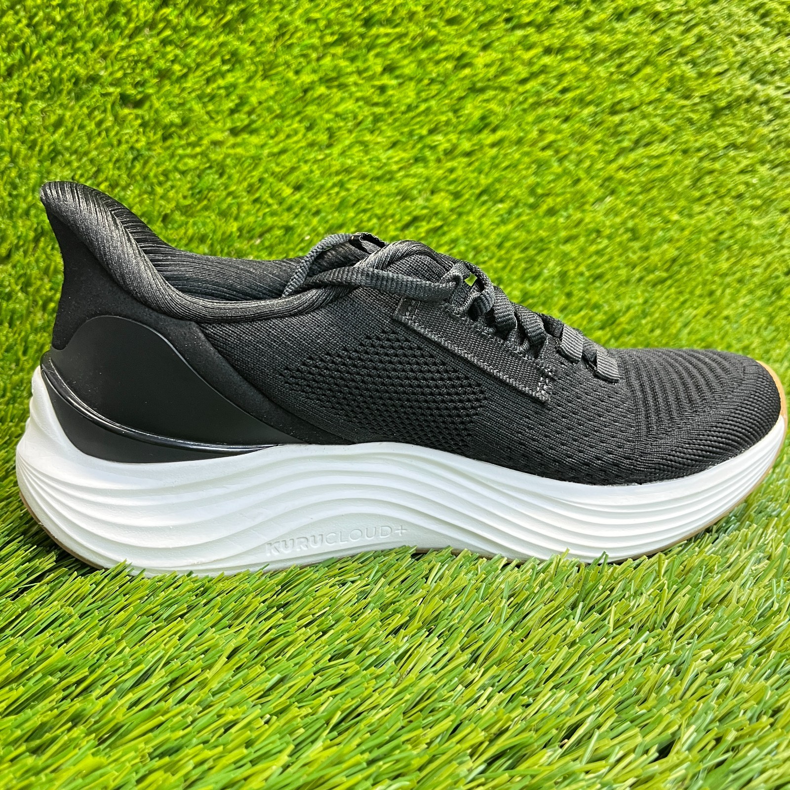 Kuru Atom 2 Womens Size 7 Black White Athletic Running Walking Shoes Sneakers