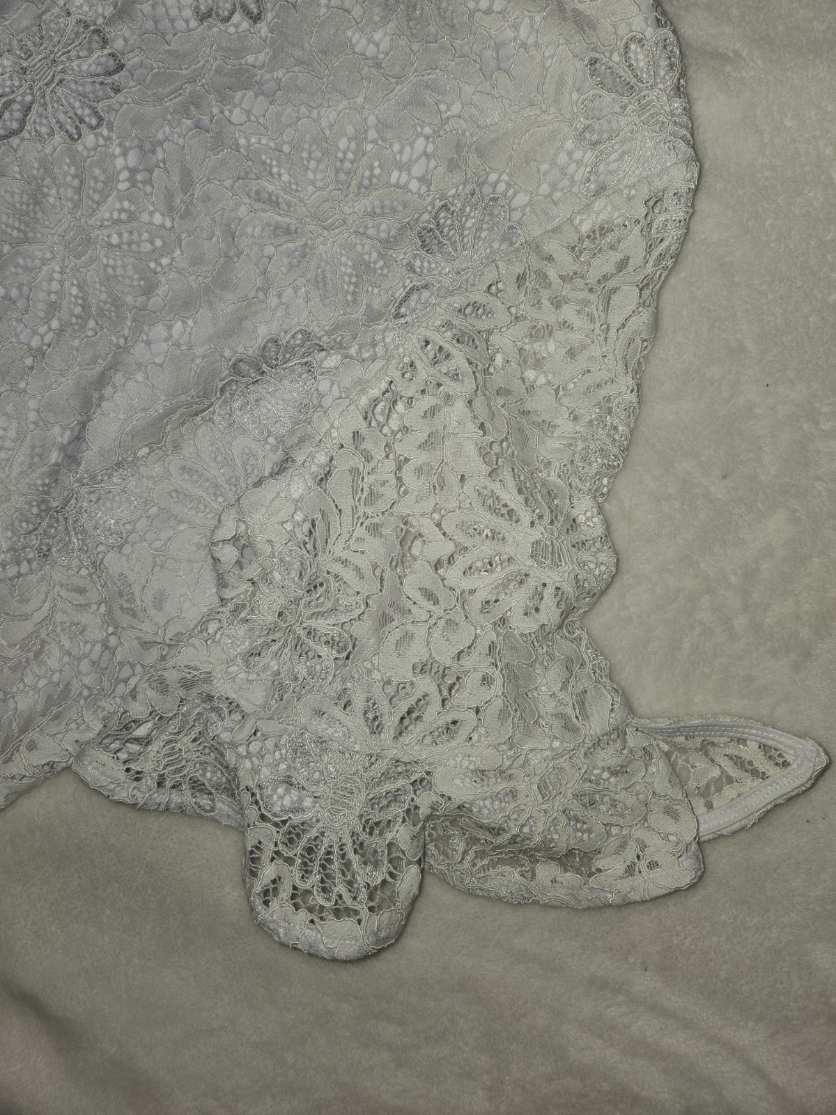 Nanette Lepore Lace Brilliant White Spring Fling Blouse / Top Size L NWT