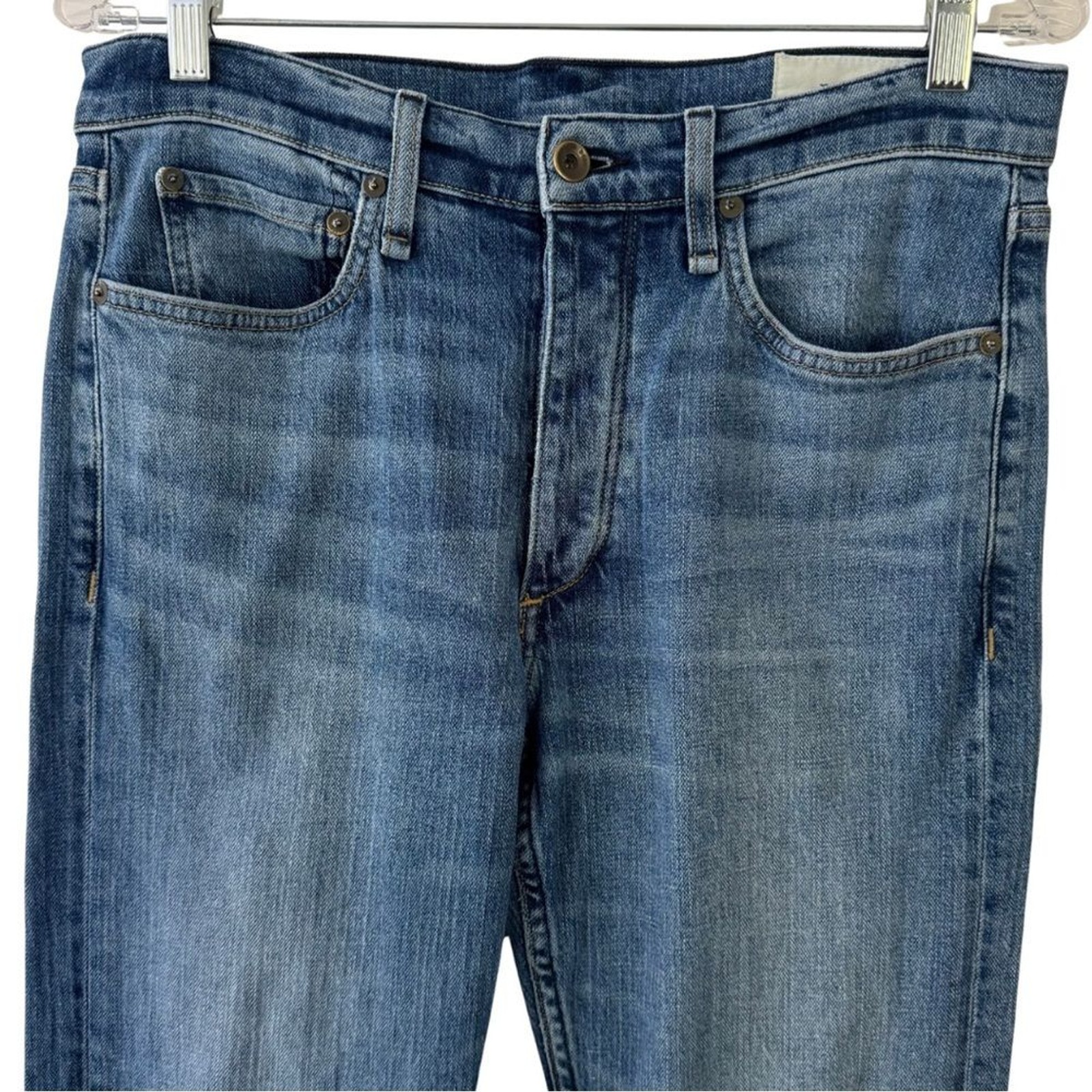 rag & bone Fit 2 Slim Blue Jeans Button Fly Men’s 31X32