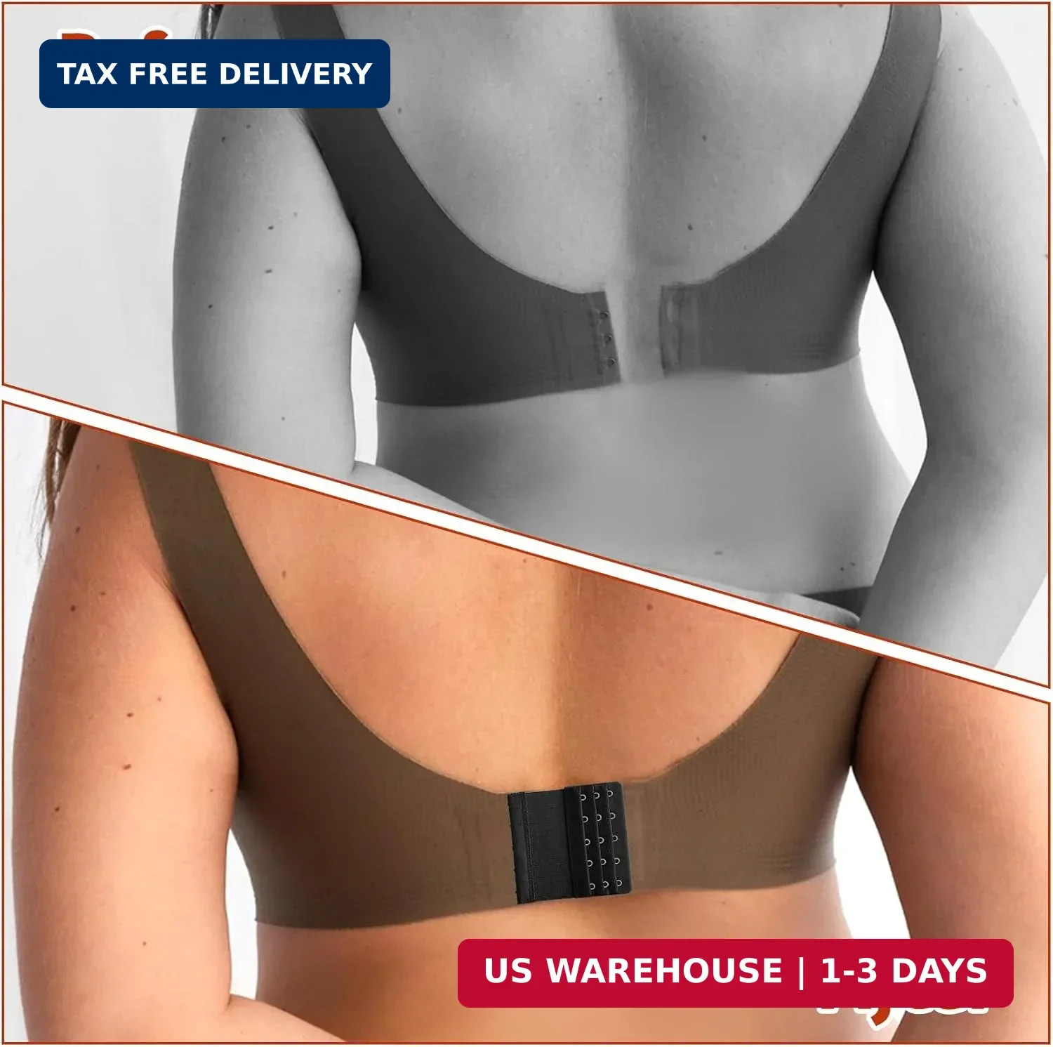 3 Pcs Women’s Bra Extenders 5 Hooks 3 Rows Women Elastic Bra Extender Bra Extend