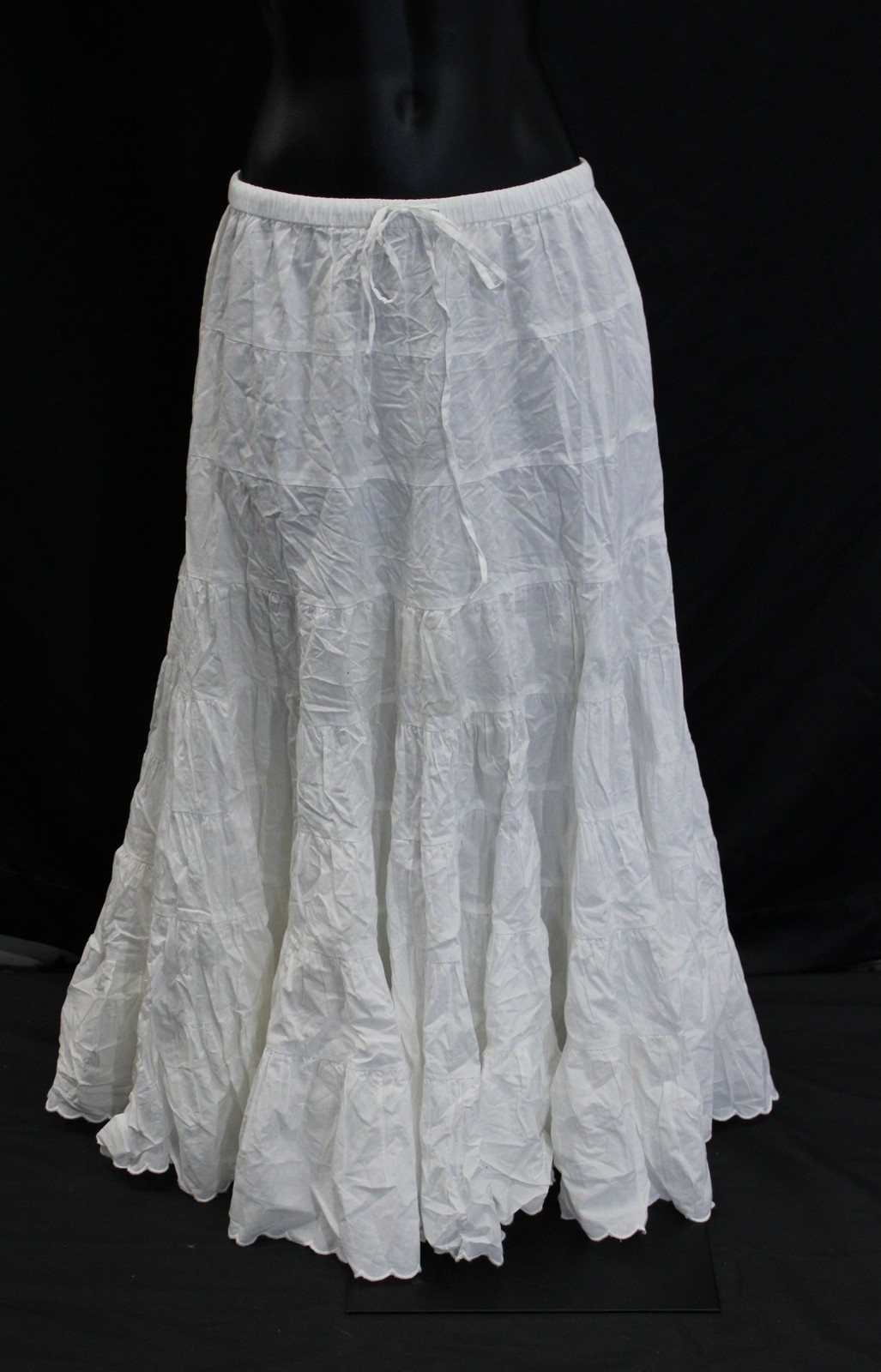 Christy Dawn Women’s Darby Tiered Flowy A-Line Maxi Skirt LB3 Alabaster Medium