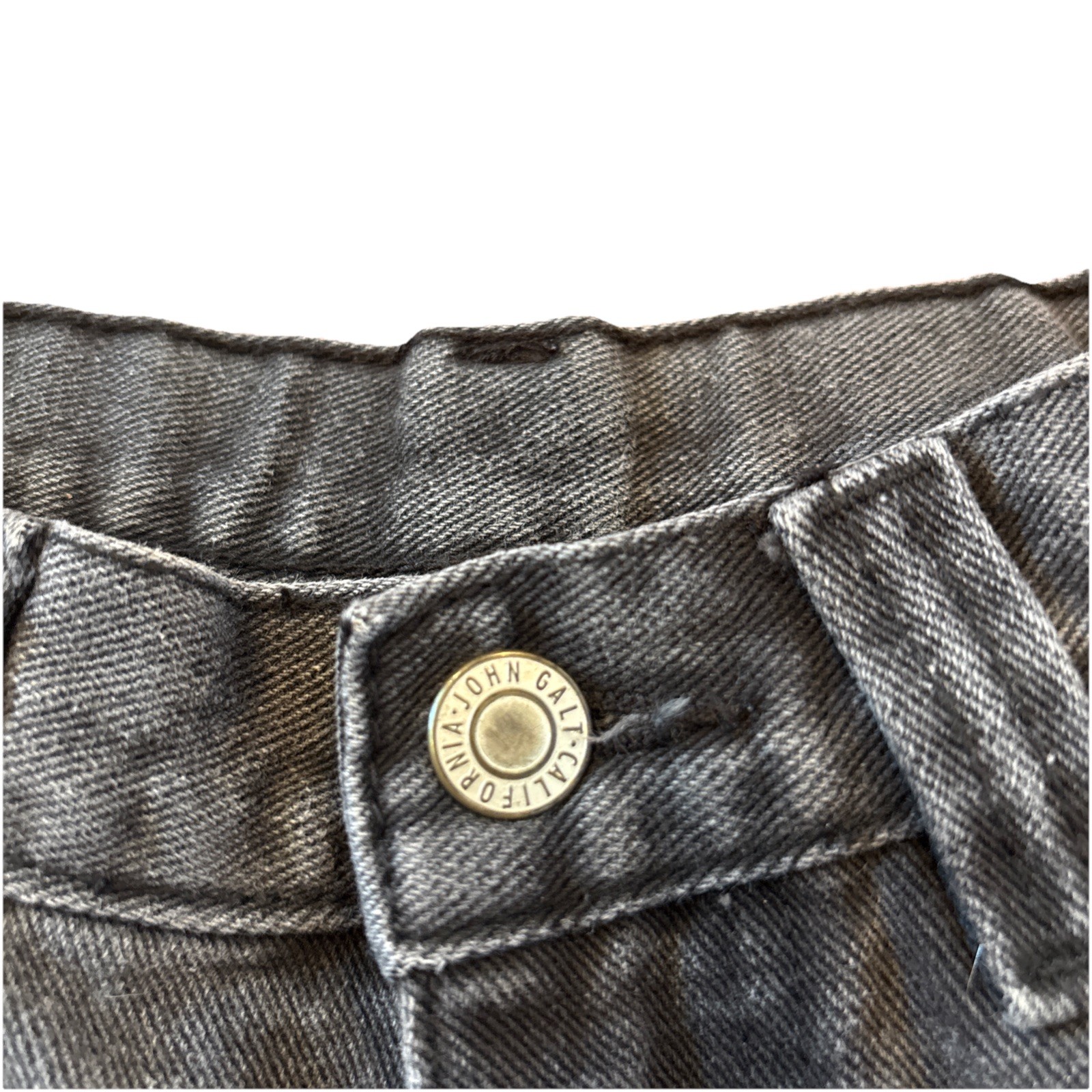 Brandy Melville Black Carpenter High Rise Straight Leg Jeans Sz 25×31”