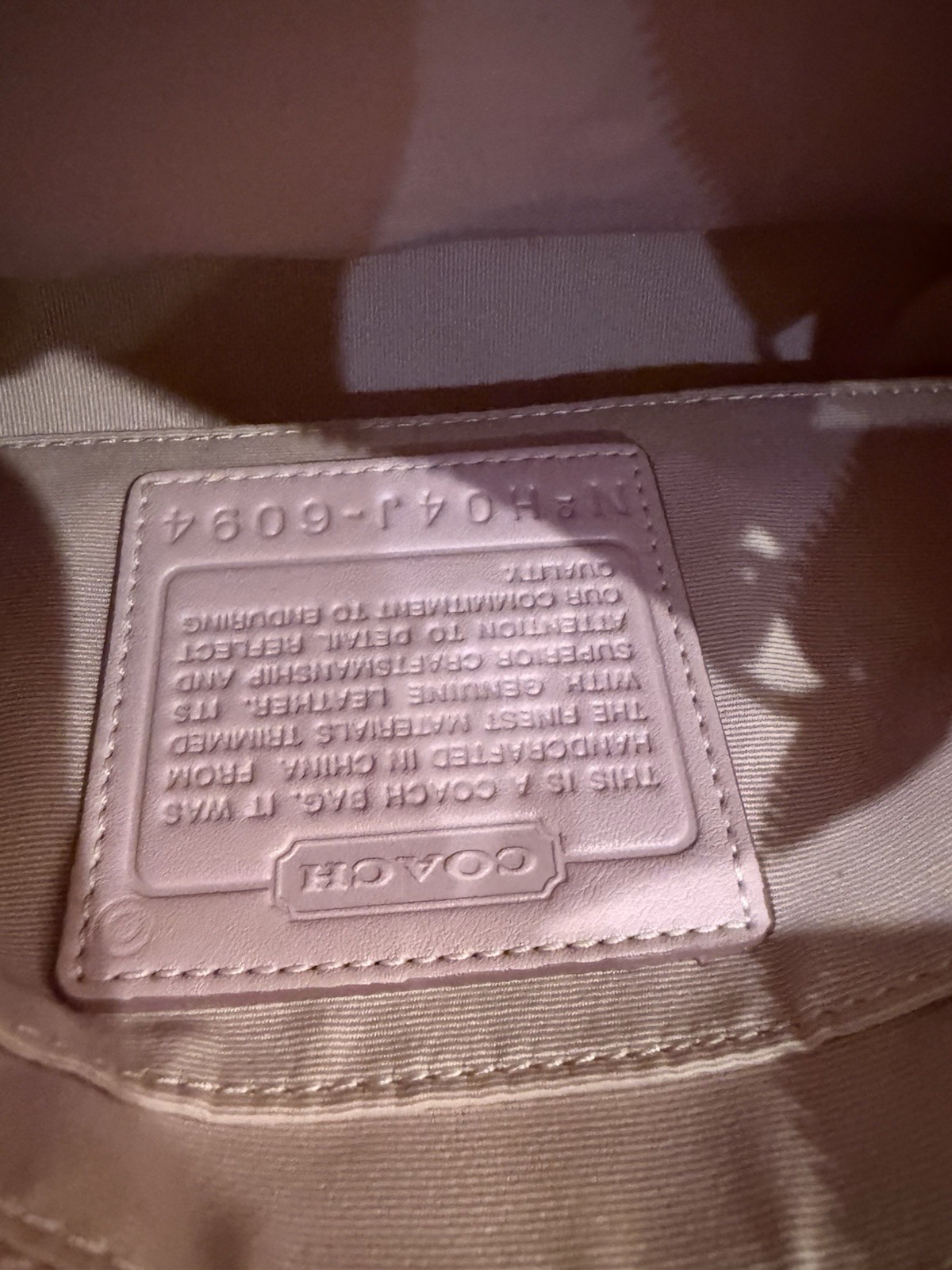 Coach Signature Mini Demi Bag Canvas Leather Bubblegum Pink 6094 Y2K Vintage