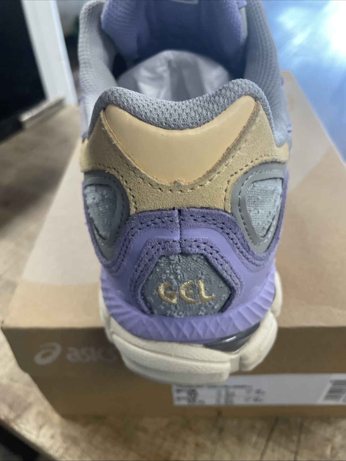 Asics Gel NYC Piedmont Grey/blueberry Sz10