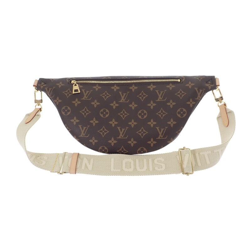 LOUIS VUITTON High Rise Monogram Body Bag Brown Gold Hardware Women’s TGIS