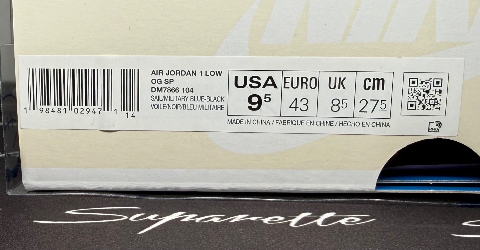 Nike Air Jordan 1 Low OG SP Travis Scott Size 9.5 DM7866-104 Brand New