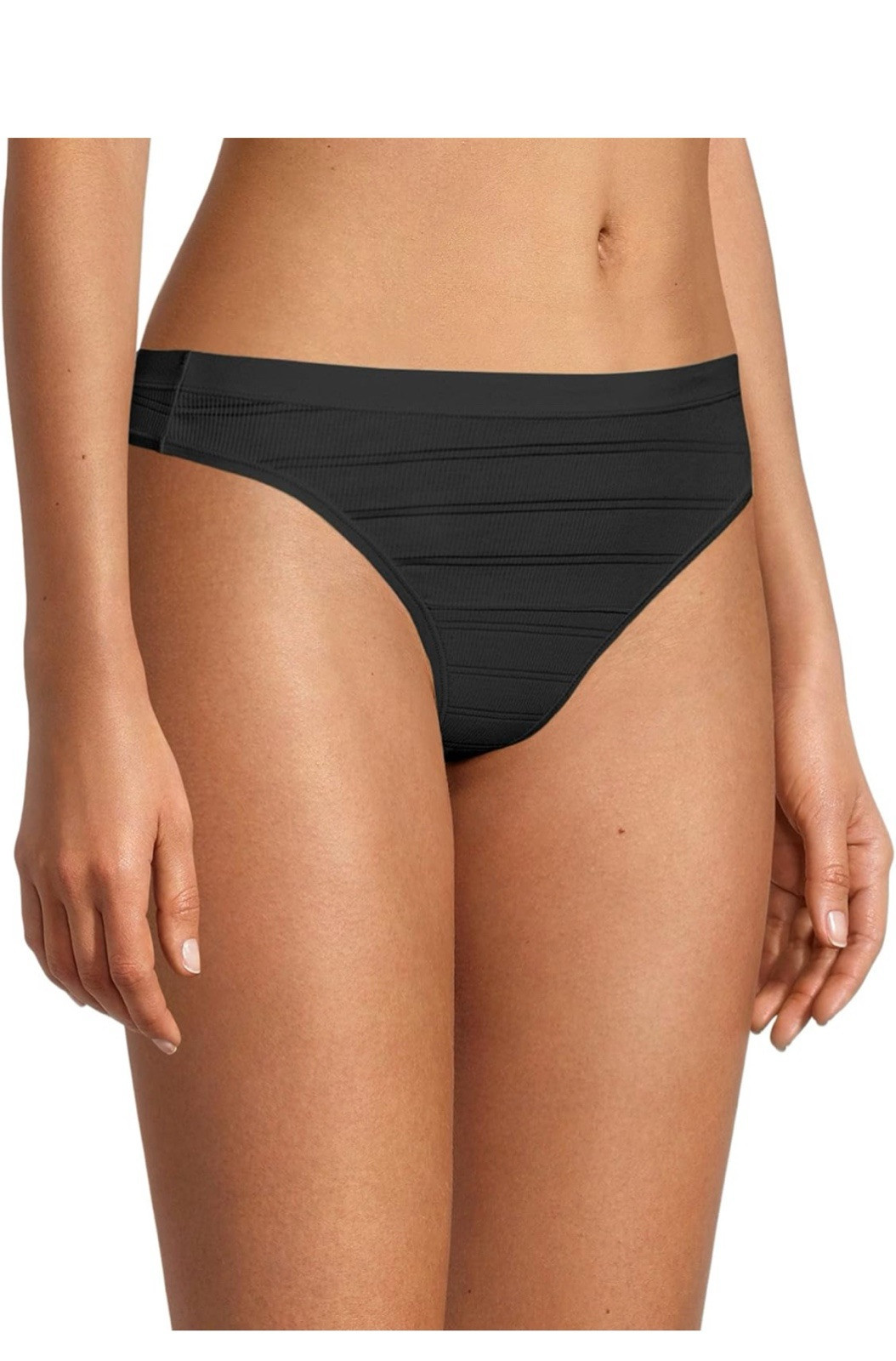 Hanes Womens Ultimate Breathable Comfort Flex Fit Thong 4-Pack Size L./7