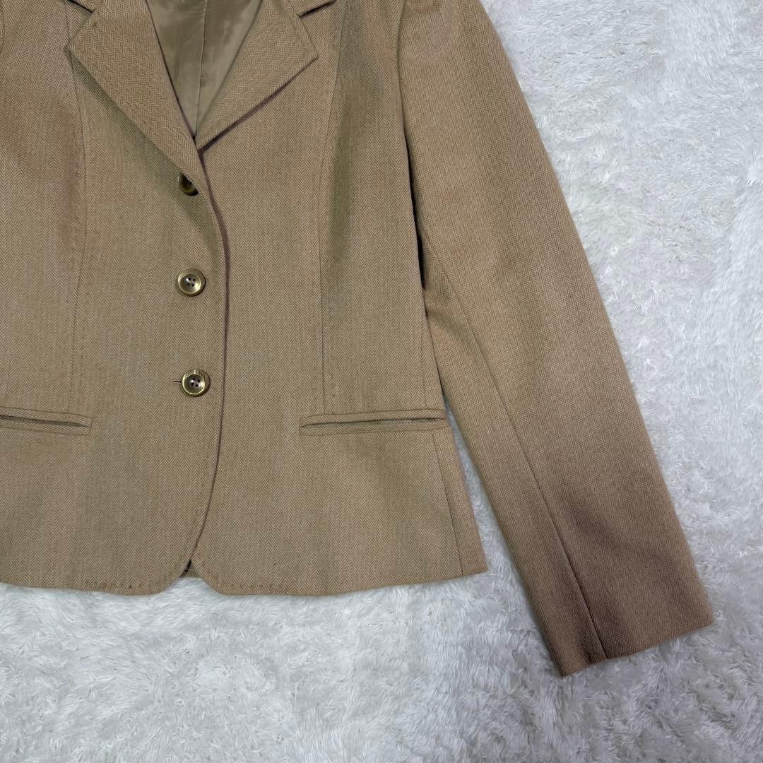 Max Mara tailored jacket, women’s, wool, beige, size S