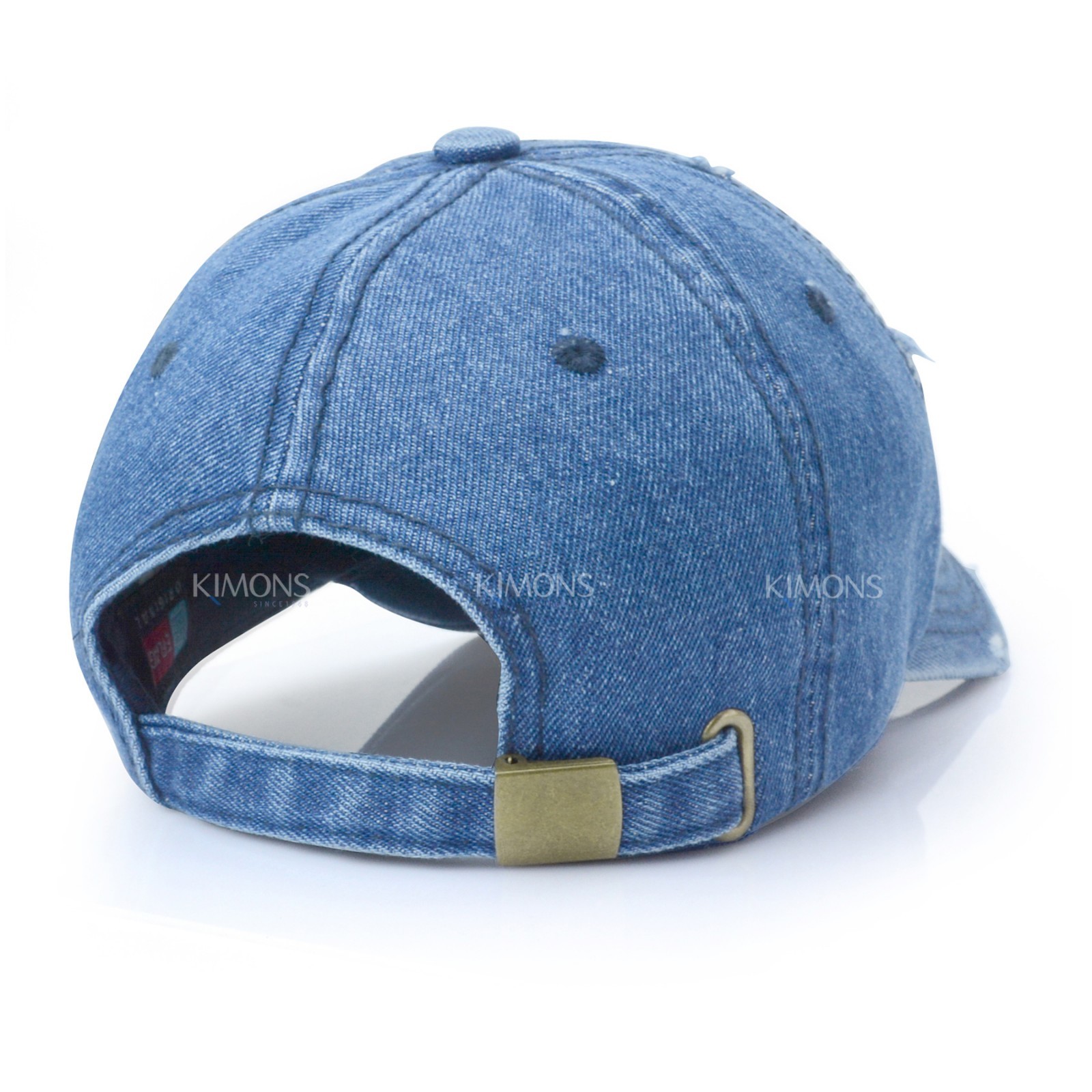 Vintage Washed Cotton Baseball Cap Distressed Solid Polo Denim Hat Dad Ball Army