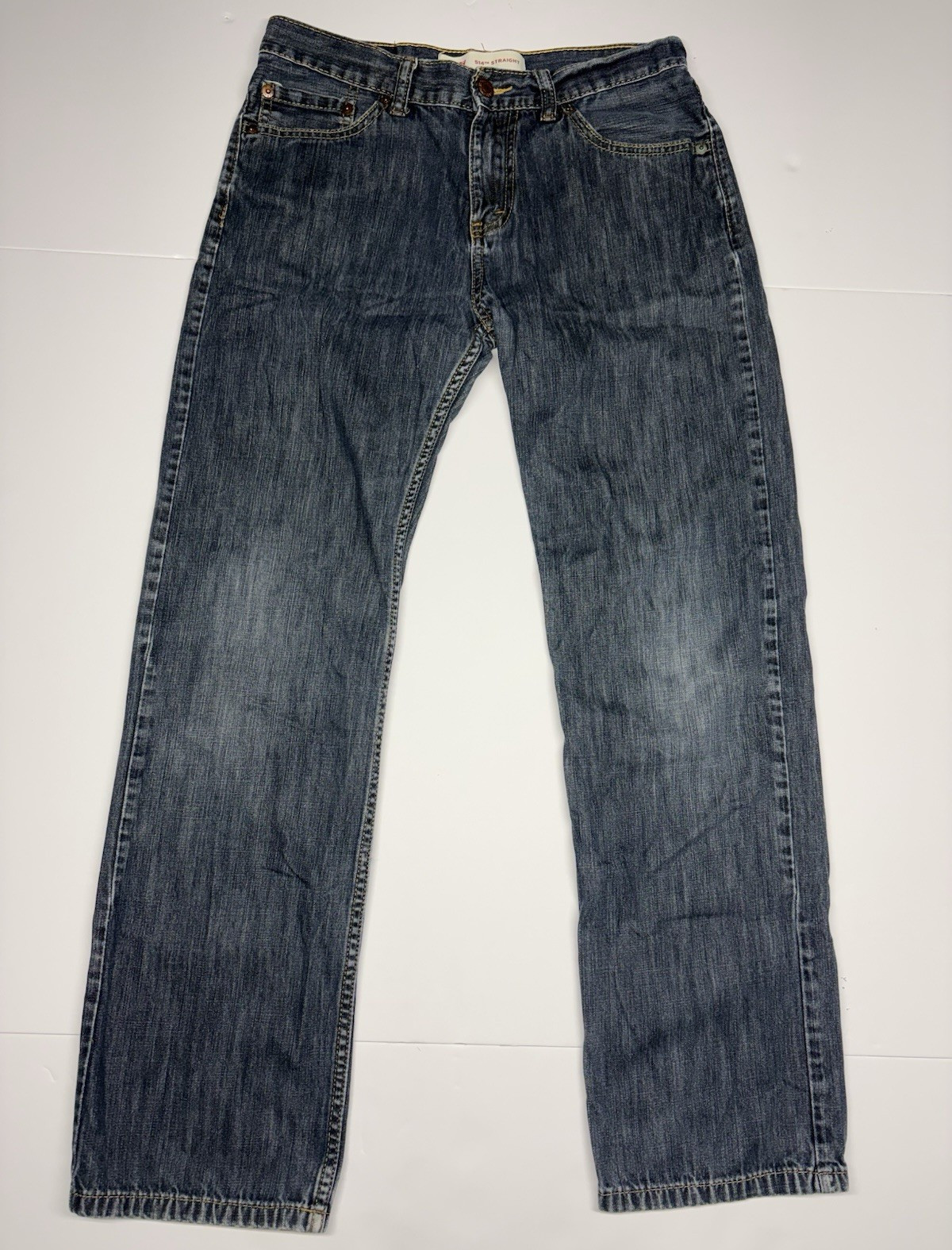 Levi’s 514 Y2K Straight Boys Jeans Size 18 Regular 29×29 Medium Wash Denim