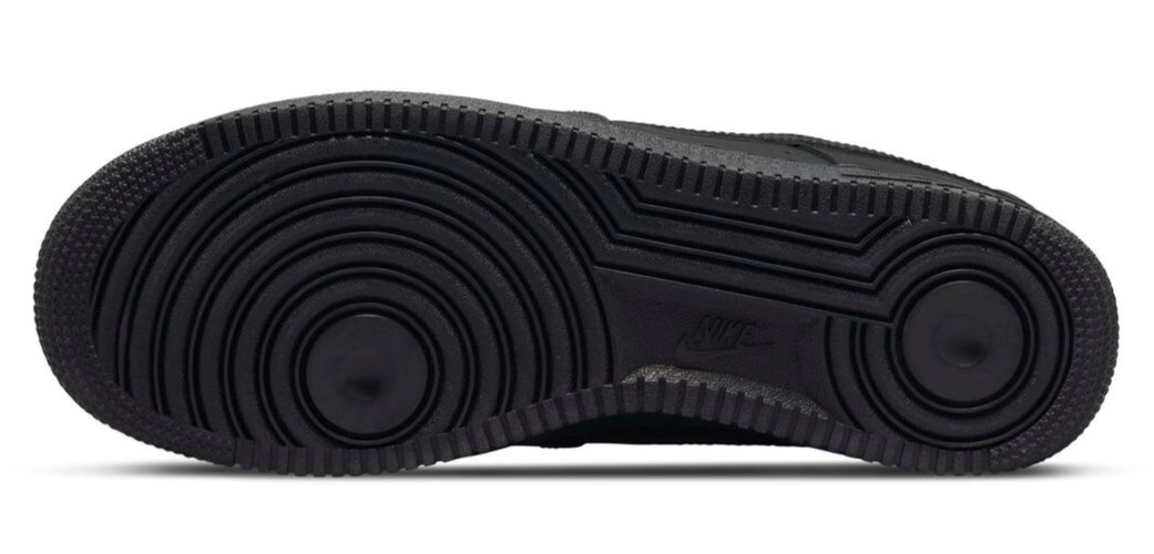 Nike Air Force 1 Low ’07 Triple Black Mens Black Sports Sneaker CW2288-001