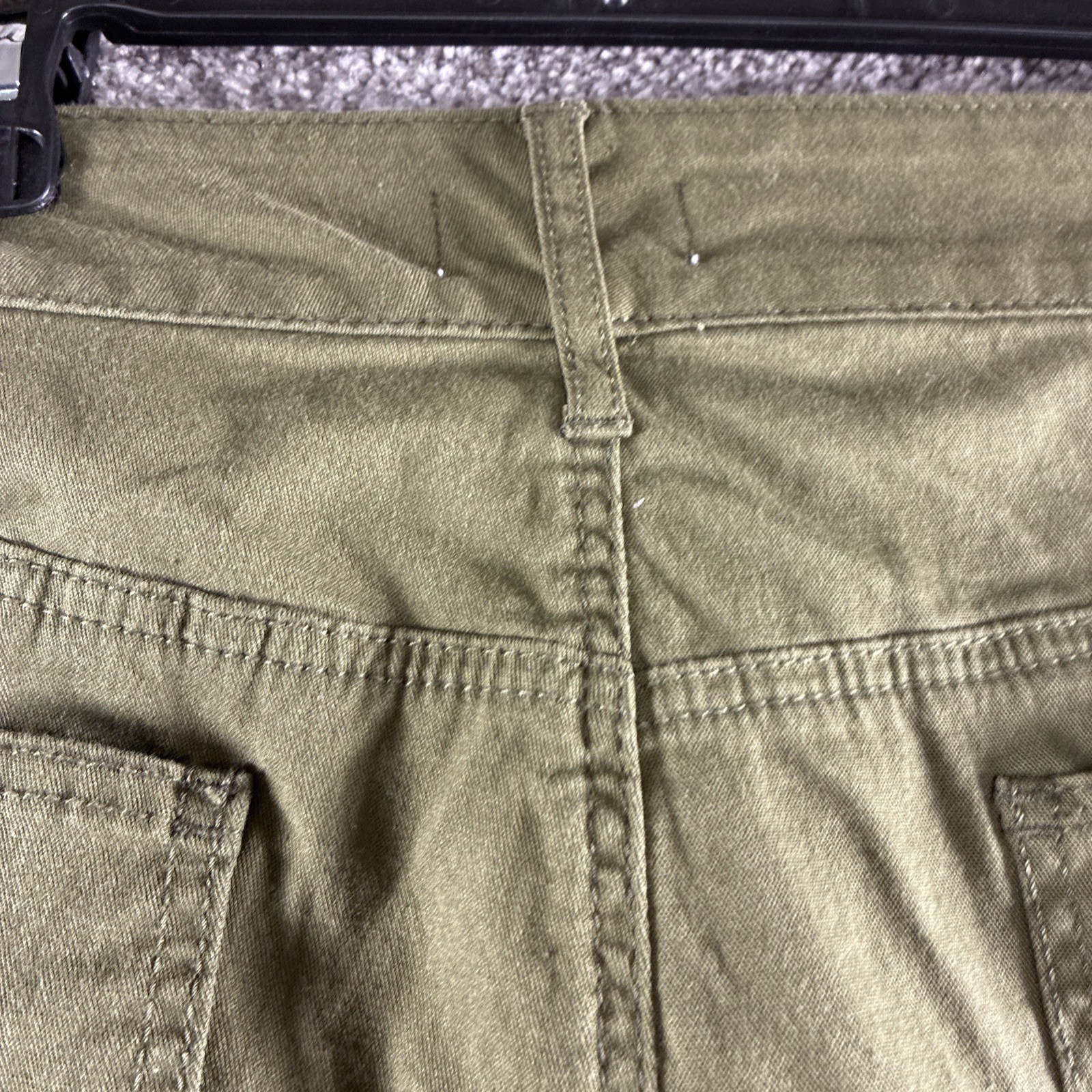 NEW Jessica Simpson Burnt Olive Green Cargo Adjustable Leg Pants, Sz 22W