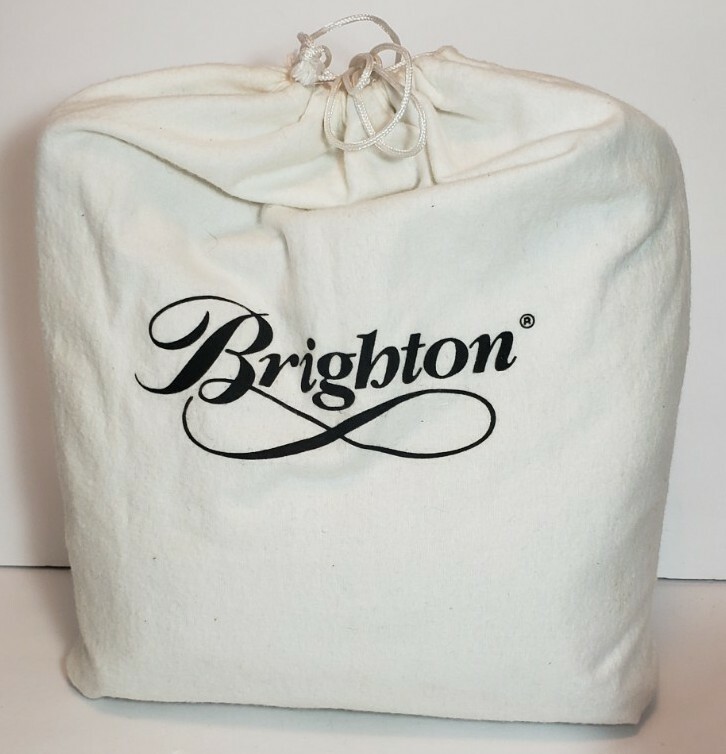 BRIGHTON FERRARA COLL. WHITE EMILIA MEDALLION TOTE SHOULDER HANDBAG NWOT $410