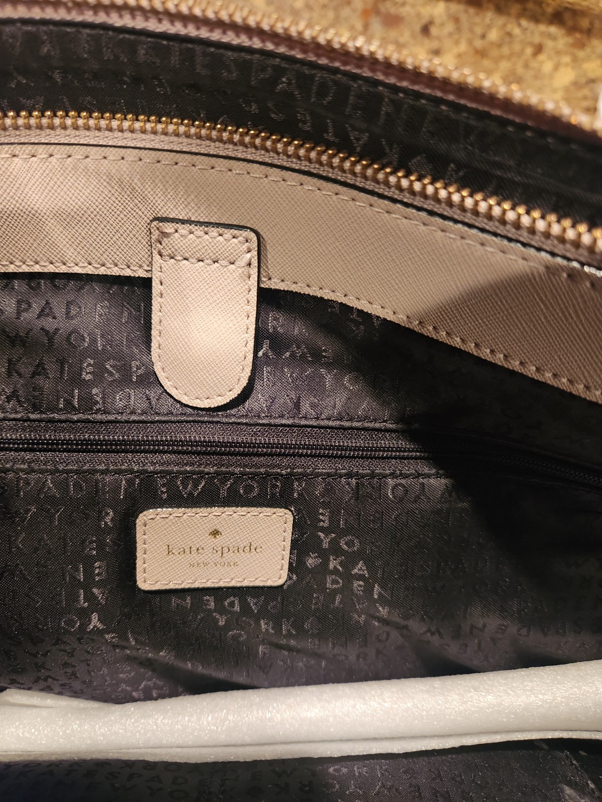 Beautiful Kate Spade brown leather handbag in excellent condition