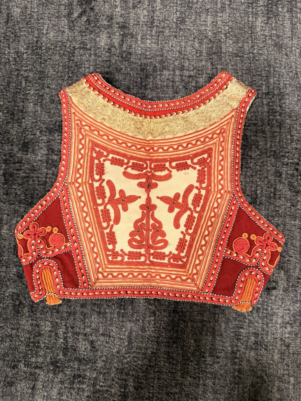 Antique Albanian Traditional Vest Xhamadan/Jelek