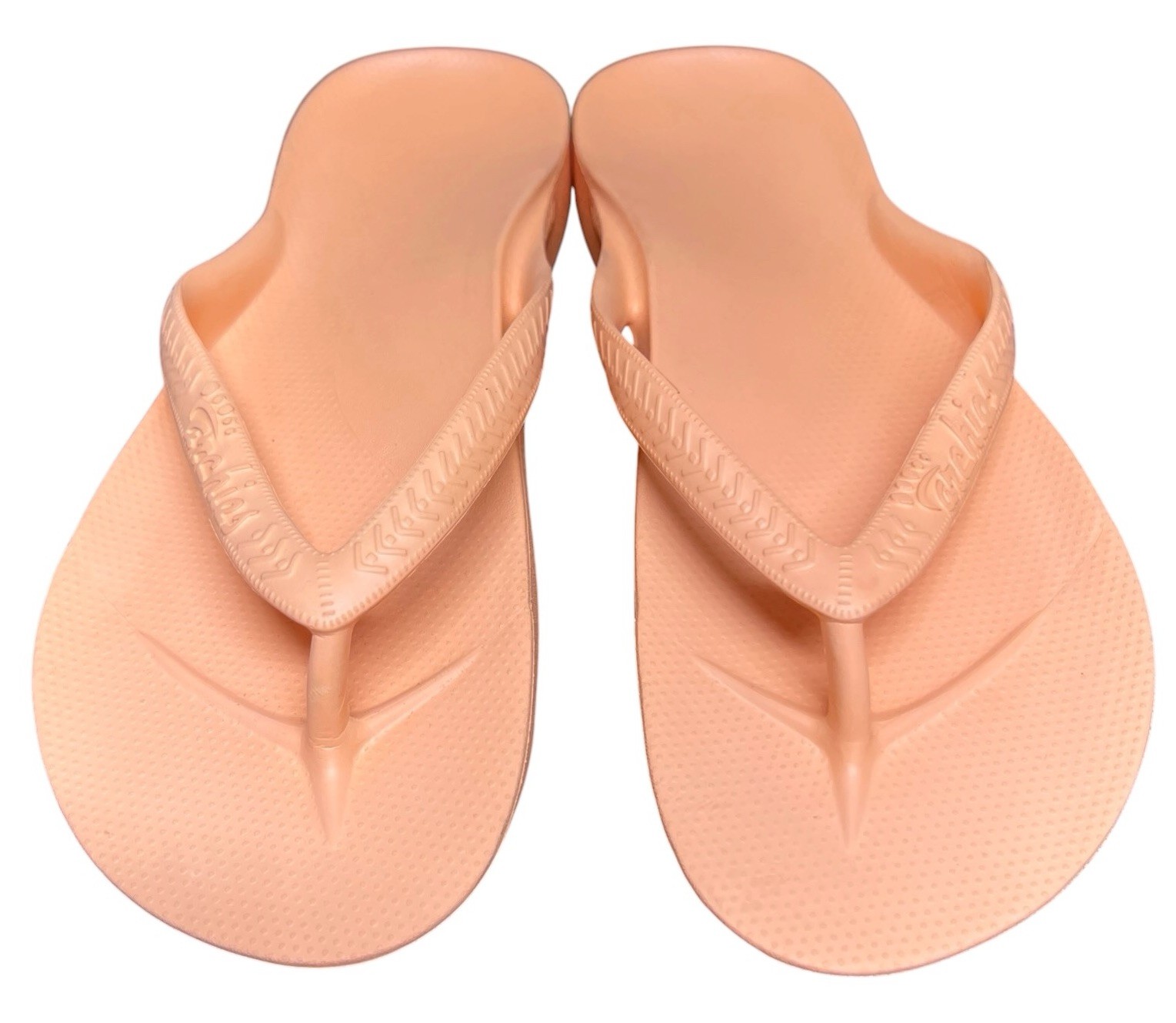 Archies Arch Support Flip Flops Sandals Peach Orange Size Men’s 8 Women’s 9
