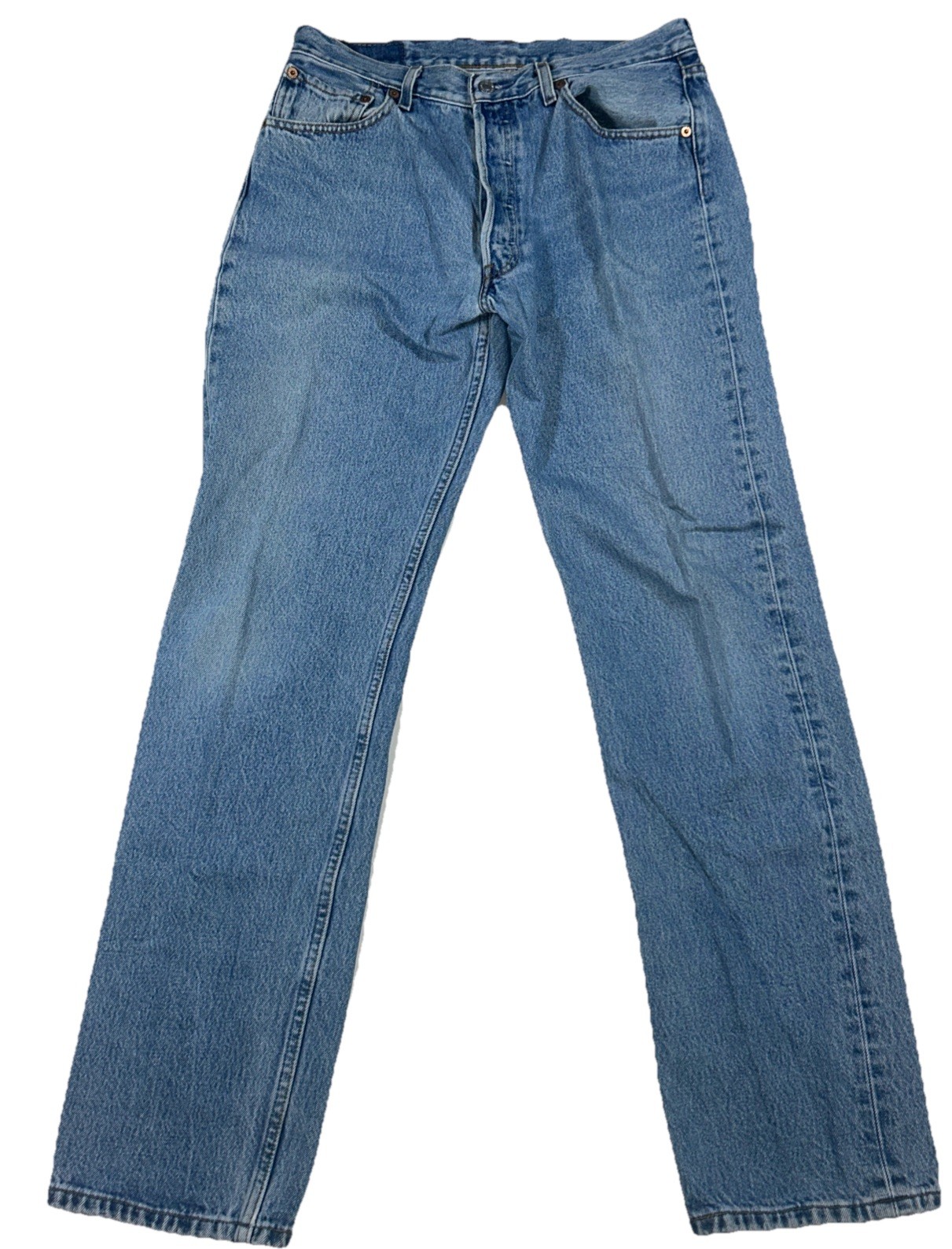 Vintage 2000 Levi’s 501 Men’s Jeans 34×34 Button Fly Denim Y2K