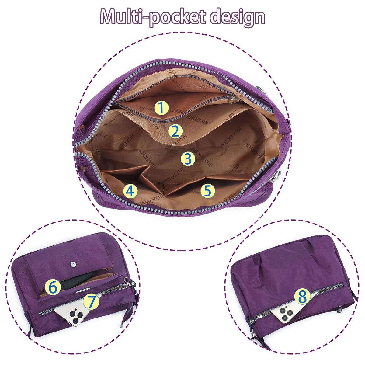 Women Shoulder Bag Waterproof Messenger Cross Body Ladies Handbag Bag Purse New
