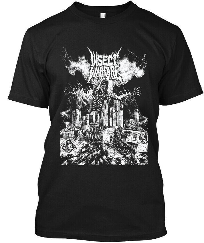 Insect Warfare World Extermination American Music Logo T-Shirt S-5XL