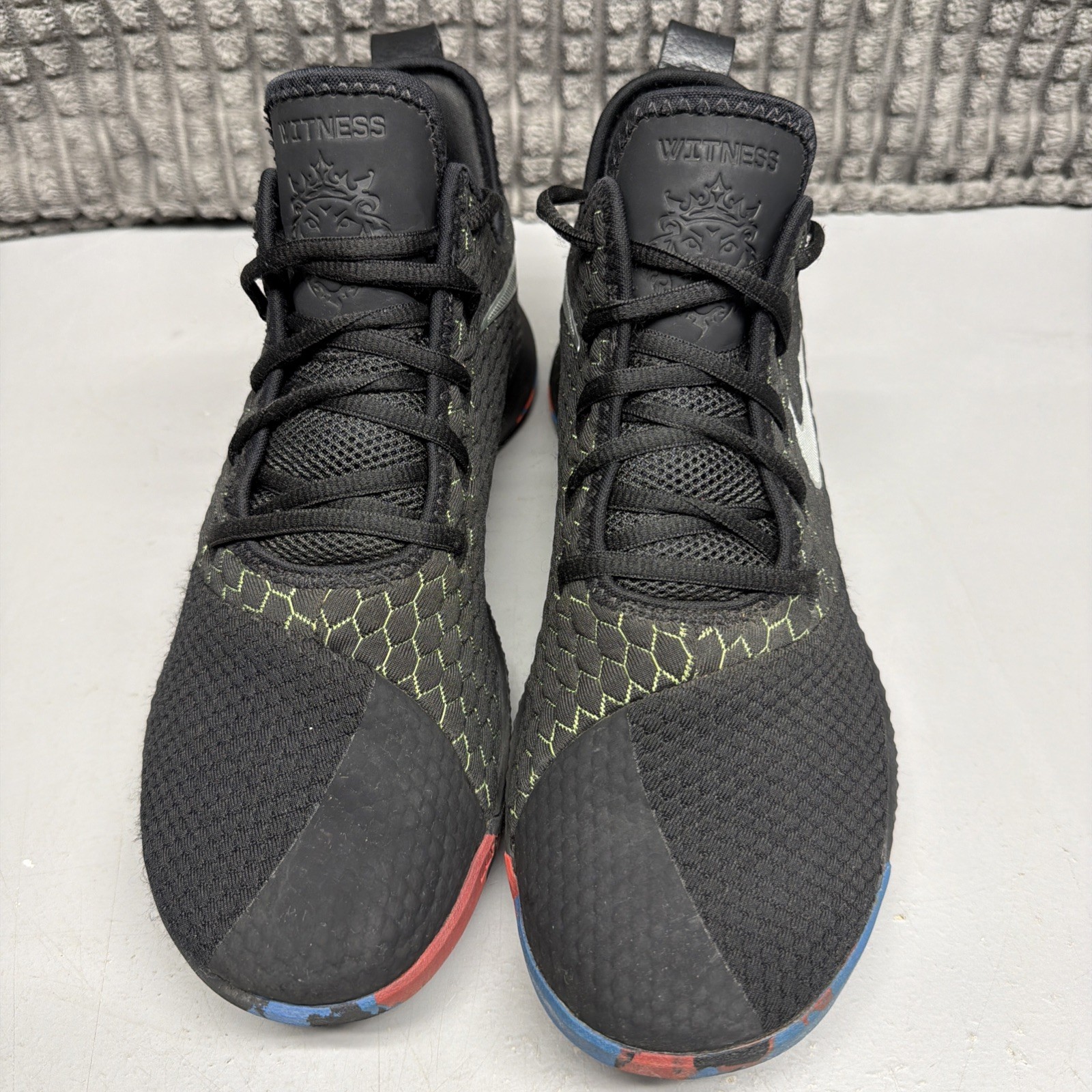 Nike Air LeBron James Witness III 3 Black Multi Color AO4433-009 Men Size 8.5 A+