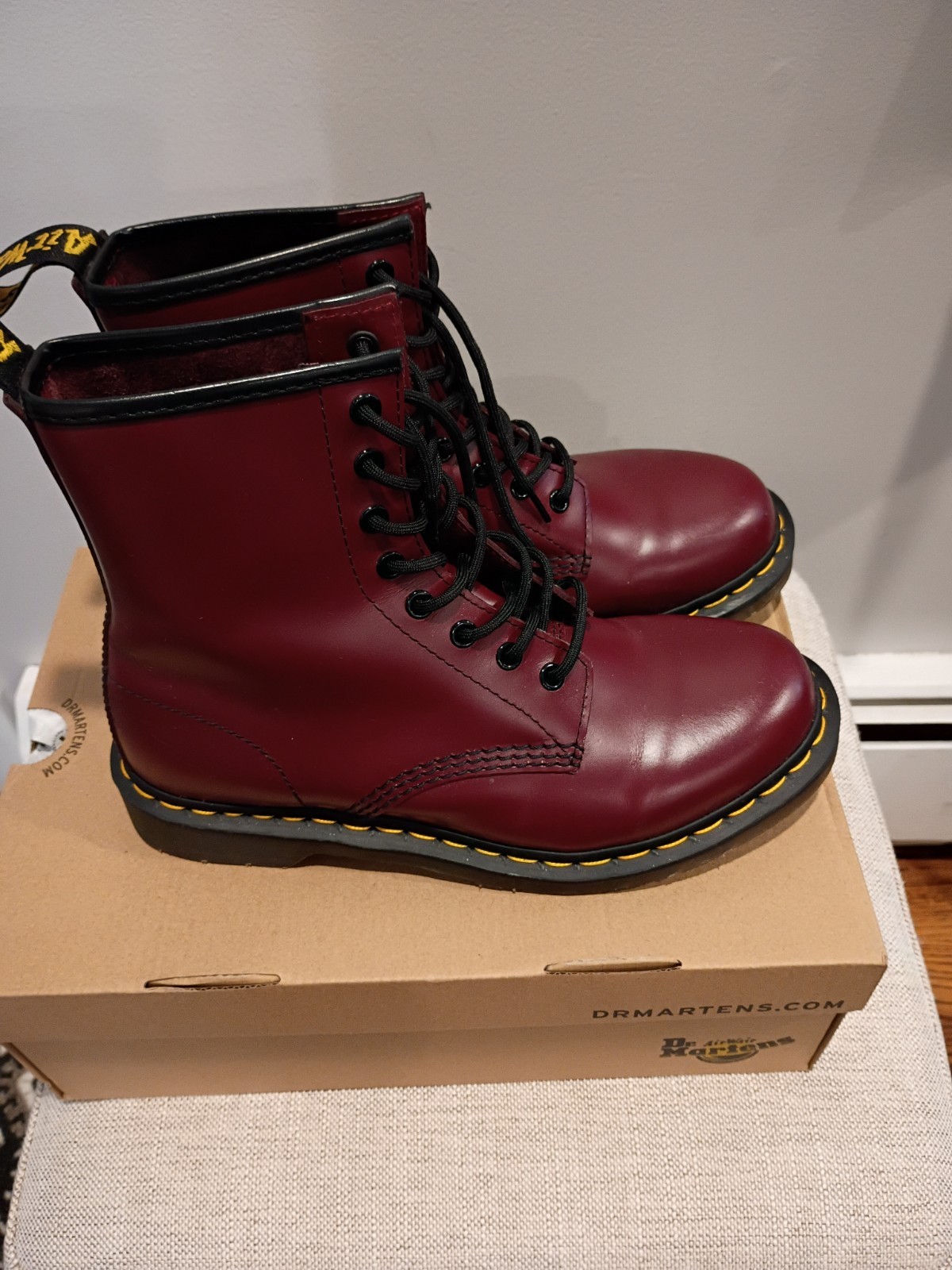 Dr. Martens 1460 Smooth Leather Lace Up Boot