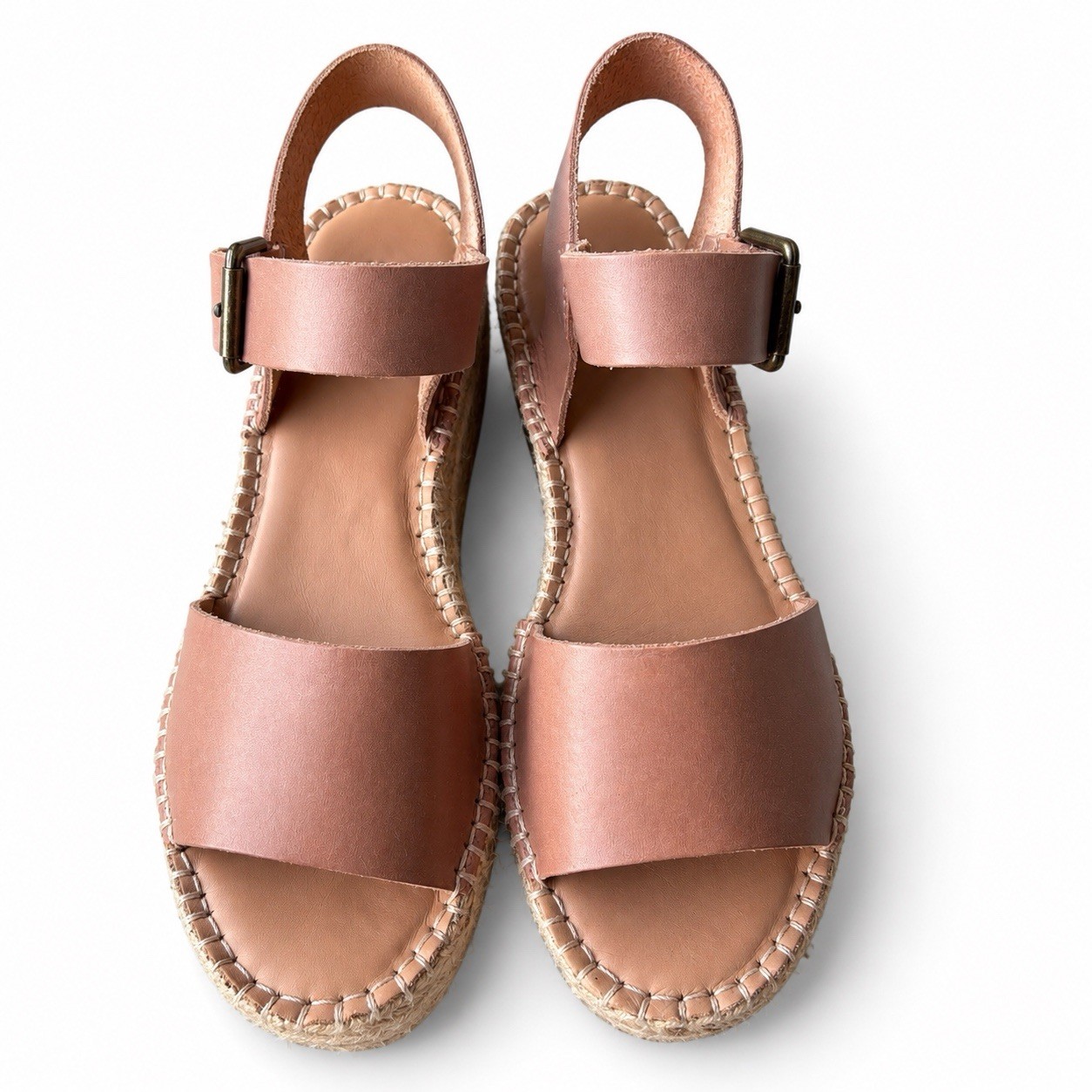 Soludos Minorca Platform Espadrille Sandals Women’s Size 7 Coastal Chic