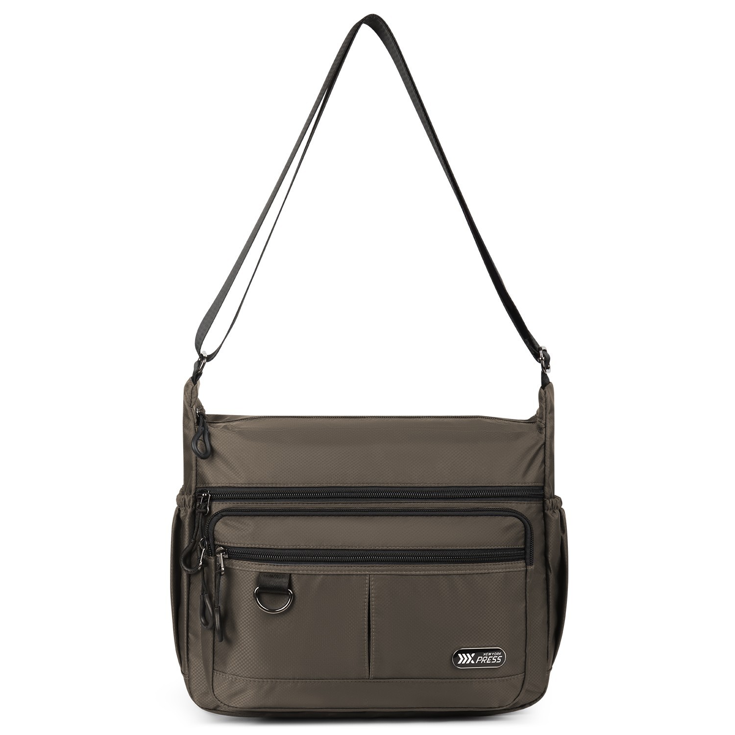 Multi Pocket Purse Lightweight Waterproof Shoulder Handbag Casual Travel Satchel