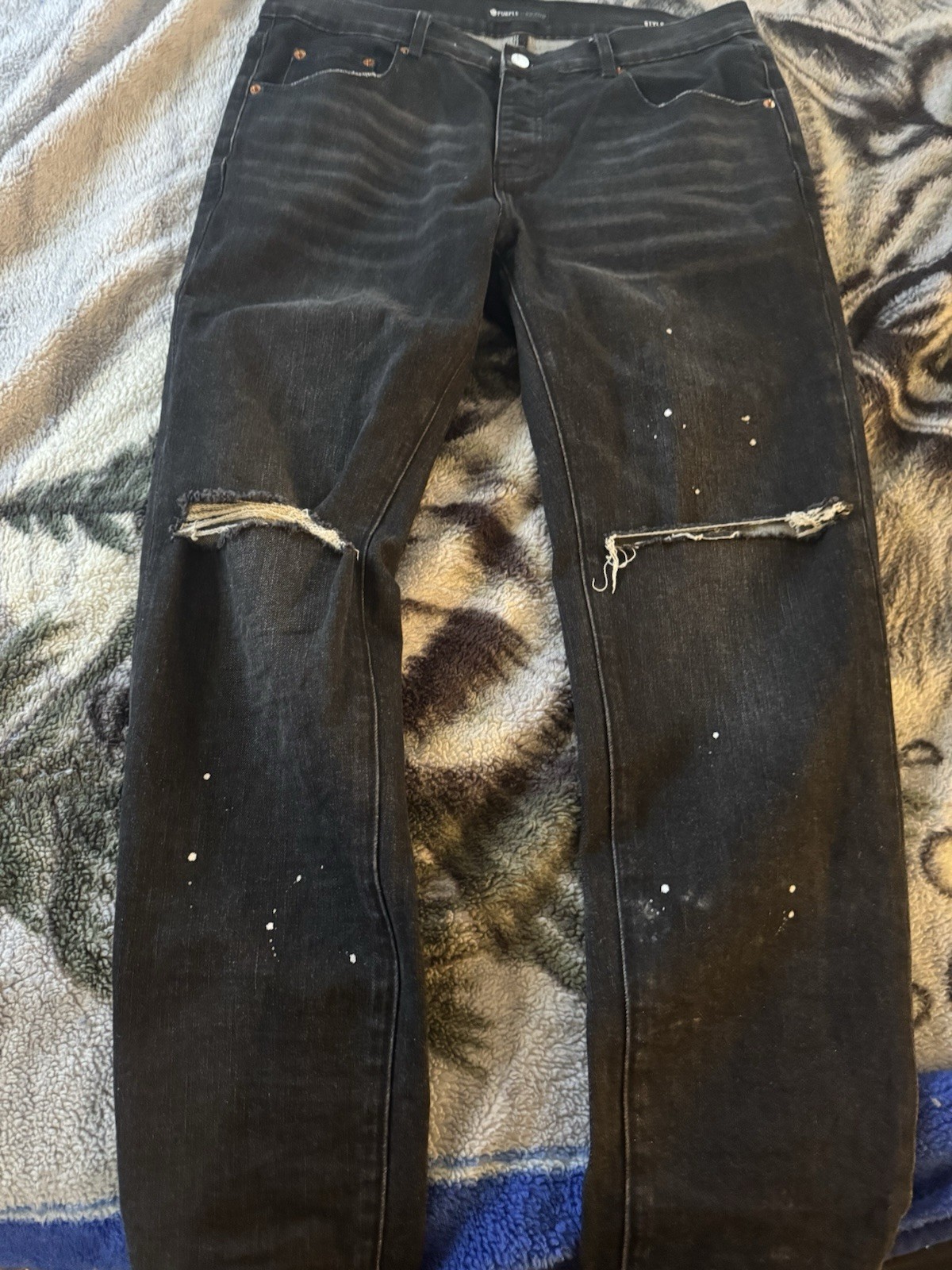 Purple Brand P001 Men’s Classic-Black Jeans Size 38 Brand New with Tags