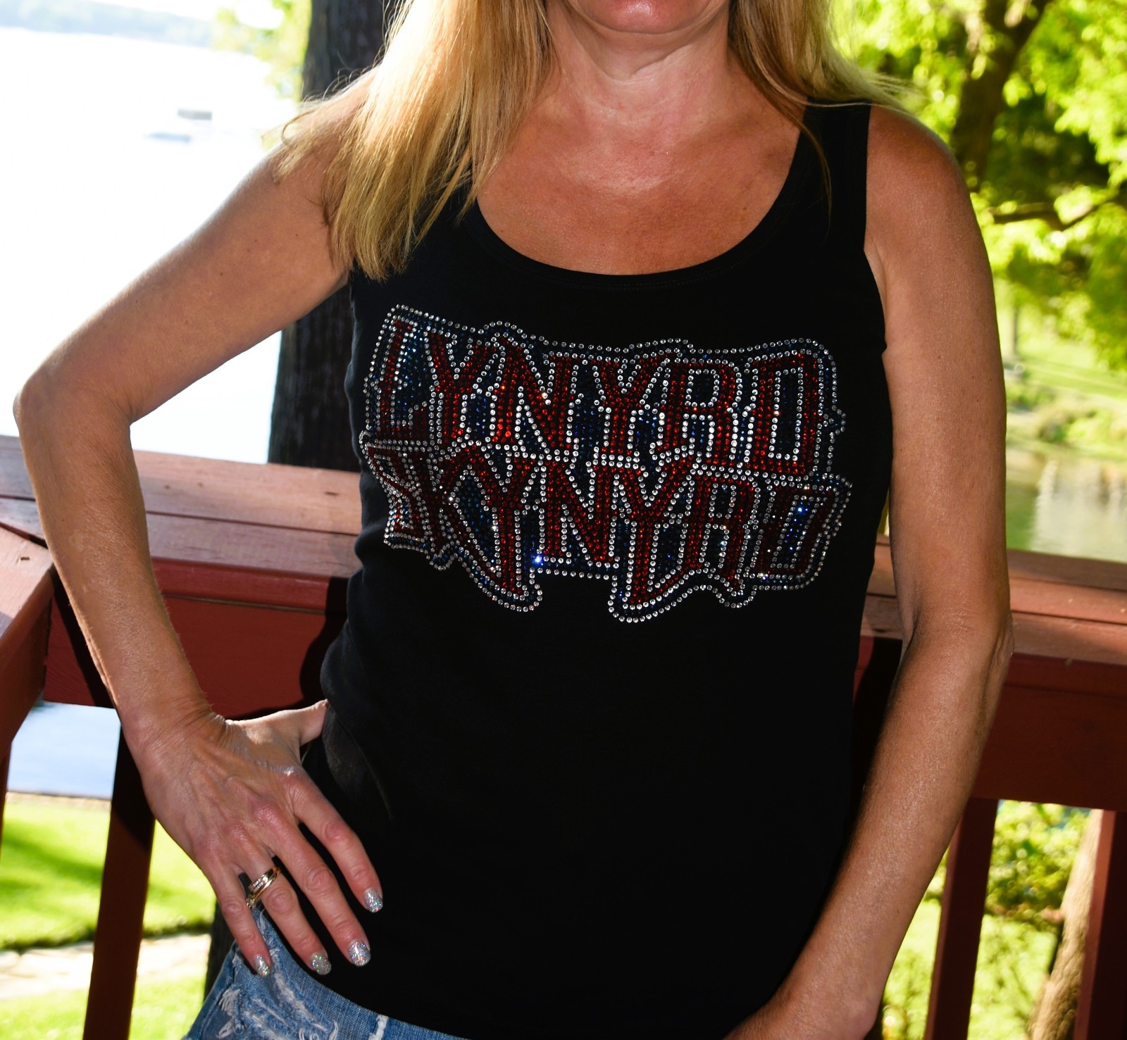 Lynyrd Skynyrd rhinestone shirt or tank XS S M L XL XXL 1X 2X 3X 4X 5X