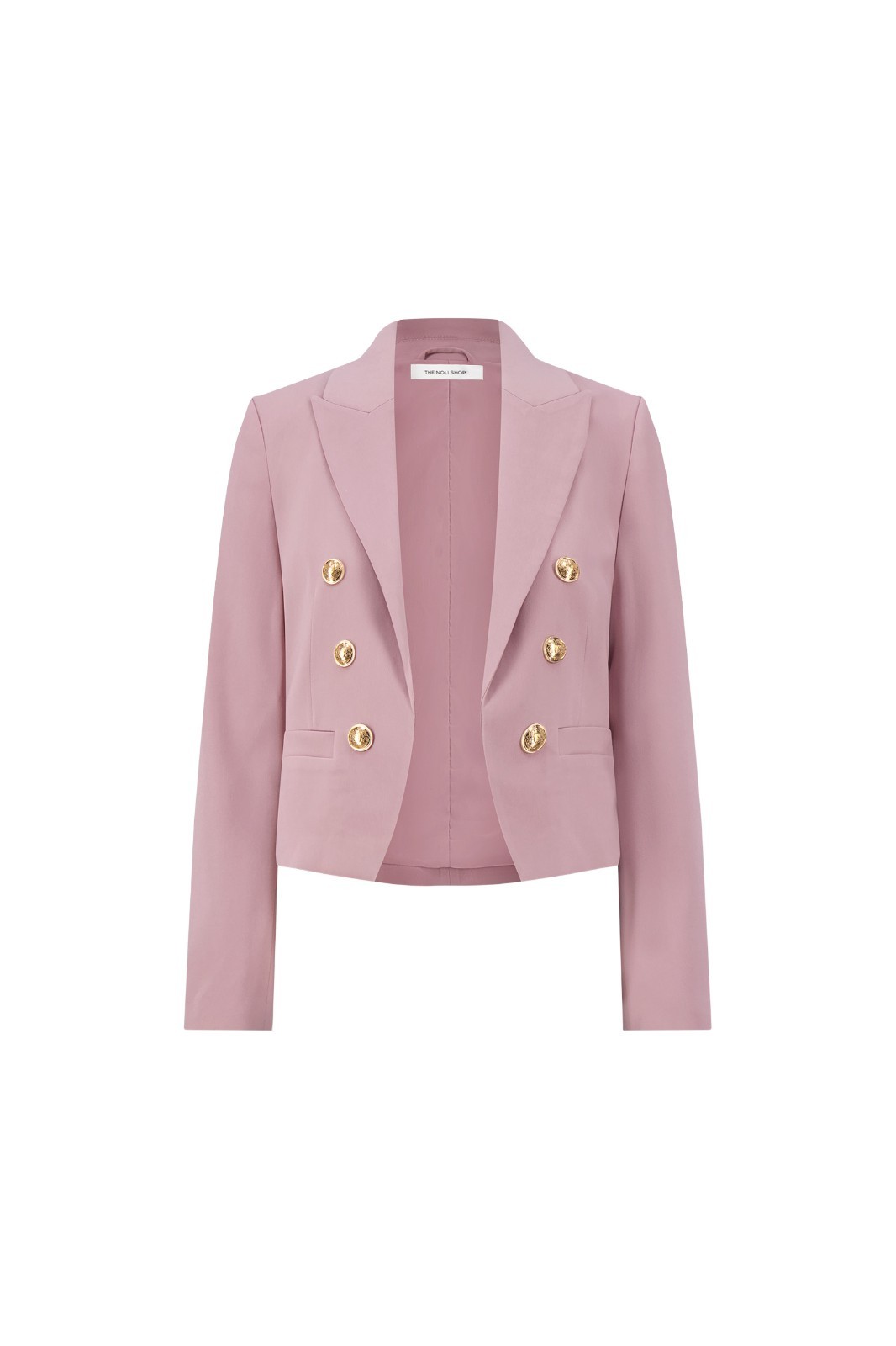 Gabrielle Double Breasted Blazer Blush THE NOLI SHOP