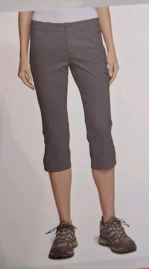 Eddie Bauer 16 Waterproof Rainier Tech Capri Active Pants UPF 50 Lightweight NWT