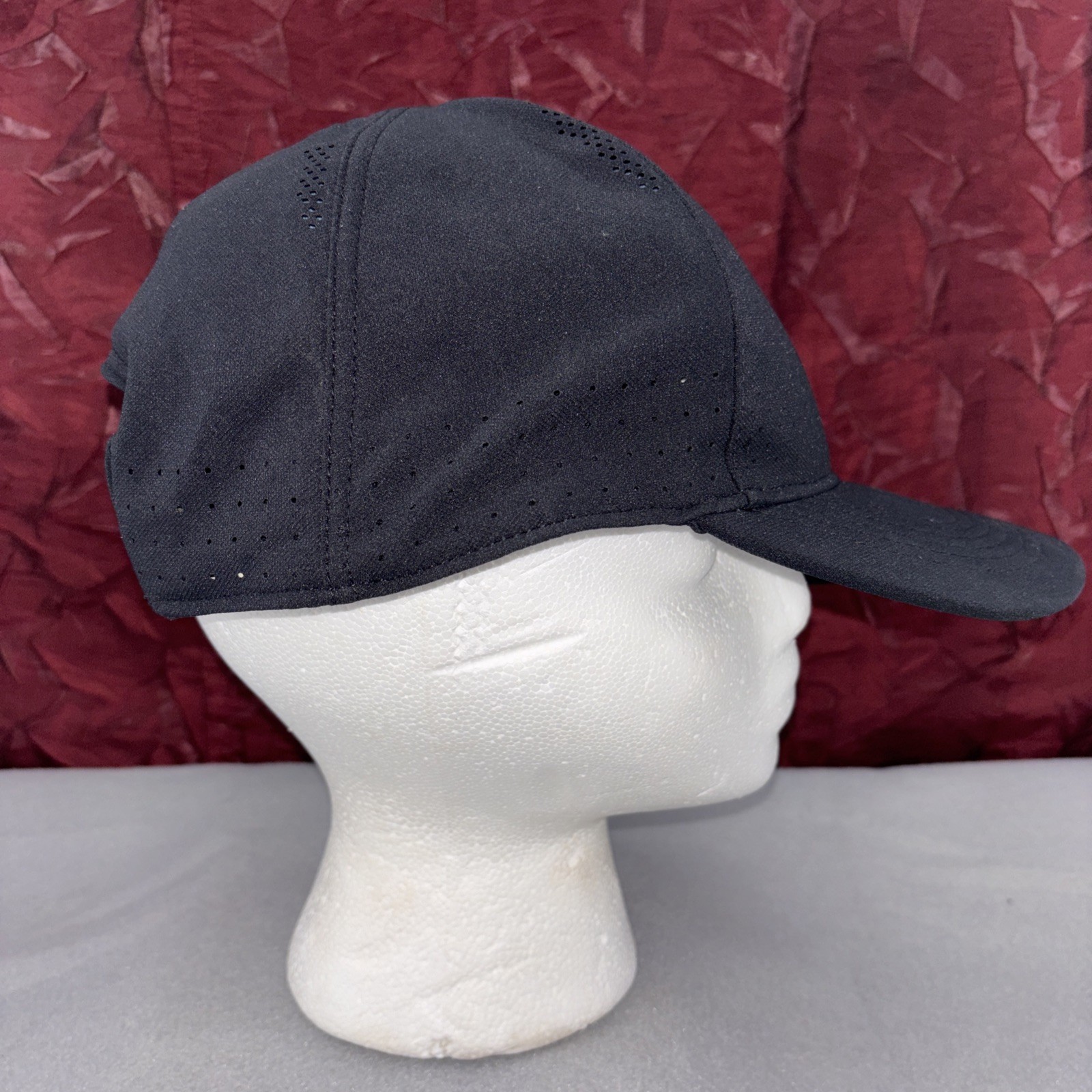 Nike Hat Cap Strap Back One Size Black Legacy91 Dri-FIT Swoosh Sport Golf Mens
