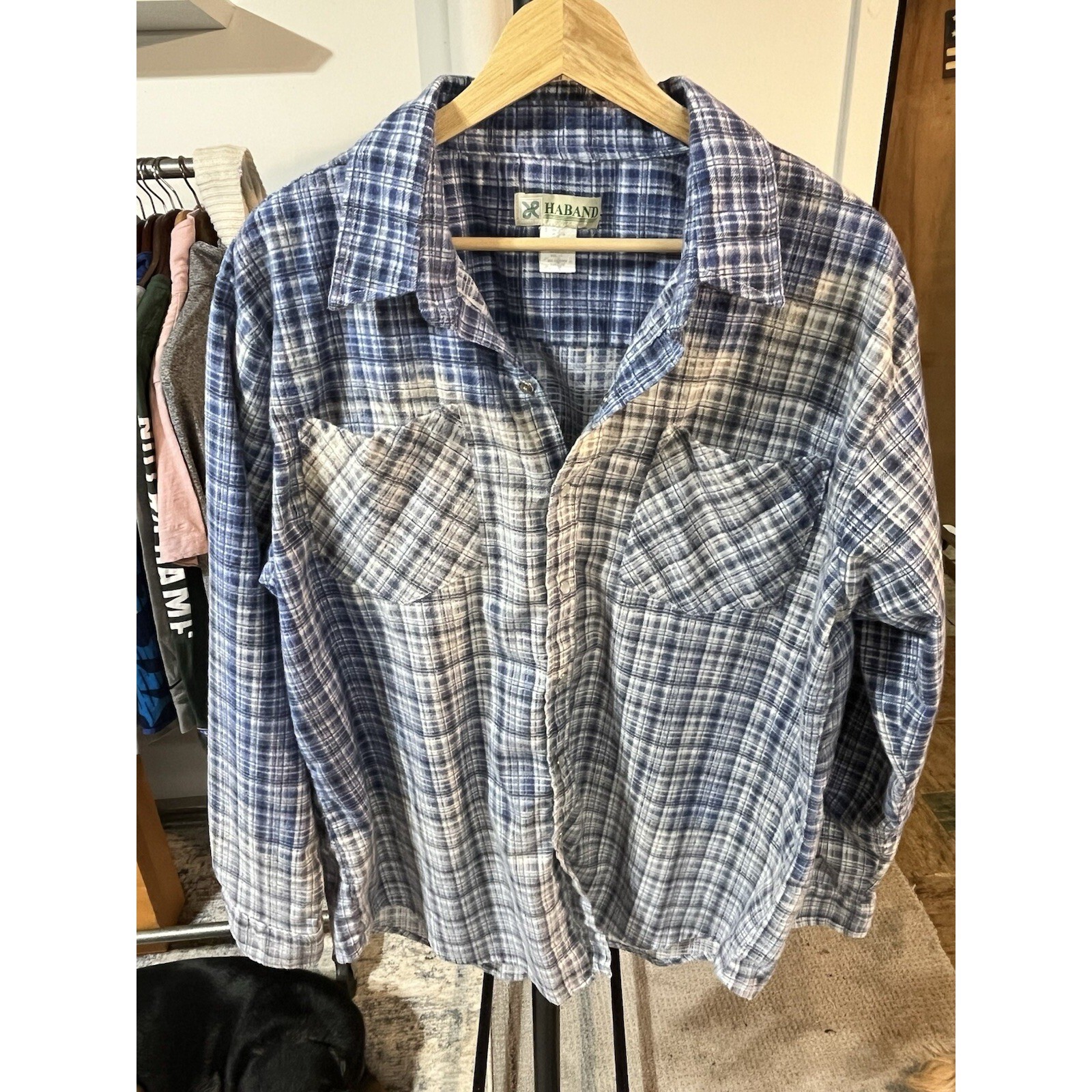 Hand dipped flannel
