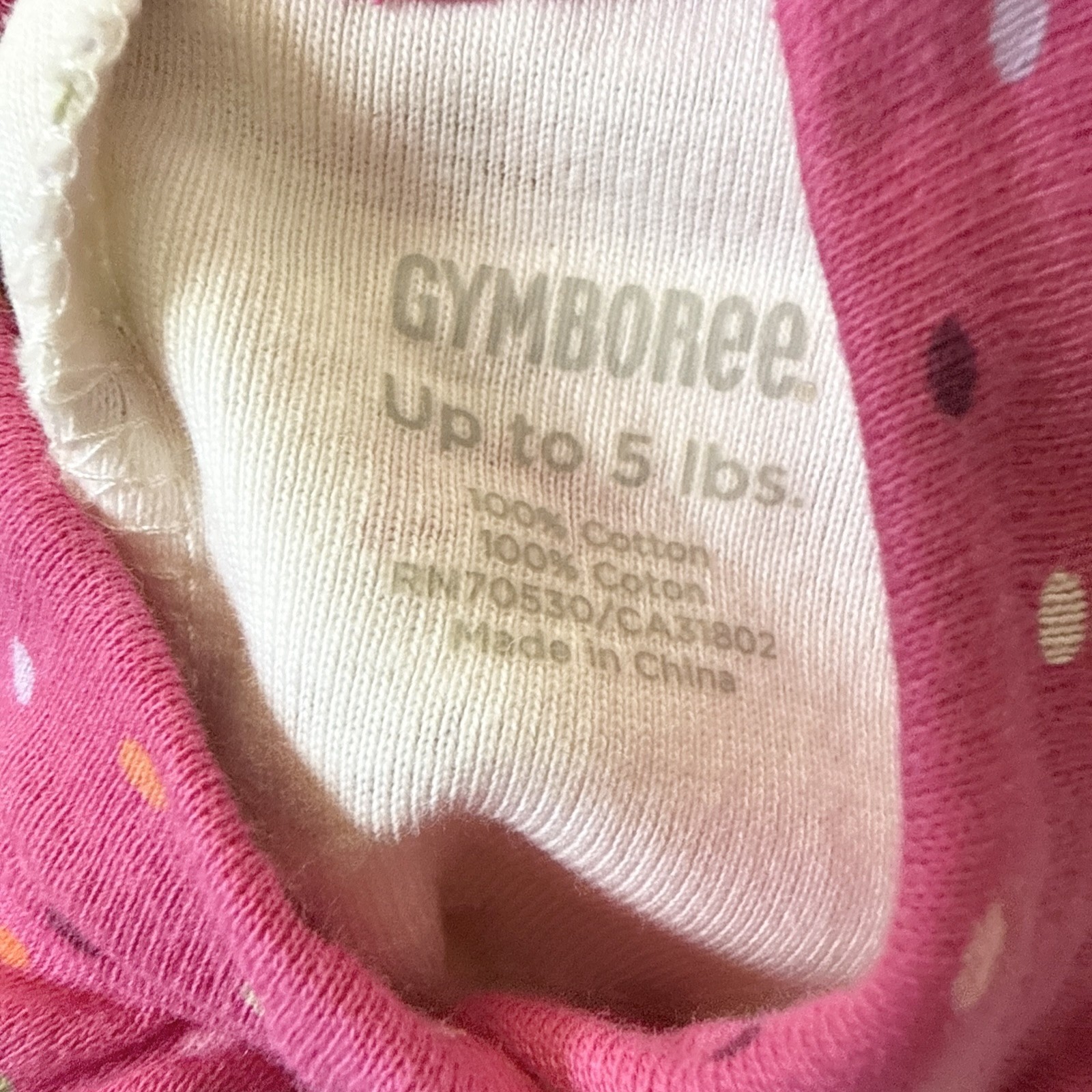 Gymboree 2012 Happy Hedgehog Happy Comfort Footie Gymmies Pajamas Preemie