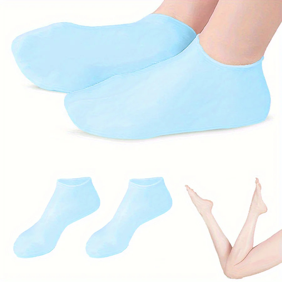 Women Massage Moisturizing Silicone Foot Socks for Dry Cracked Feet Hydrating